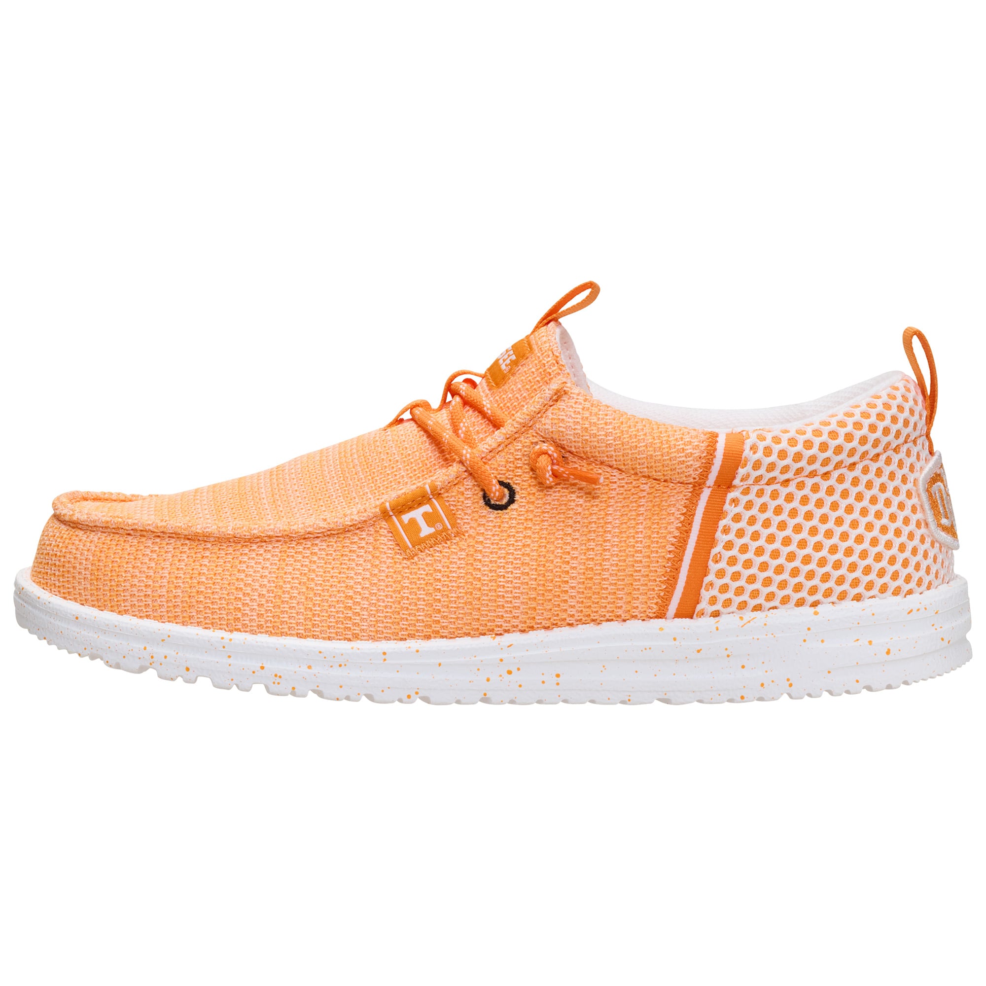 Men's Hey Dude Tennessee Orange Volunteers Wally Stretch Sox Shoes