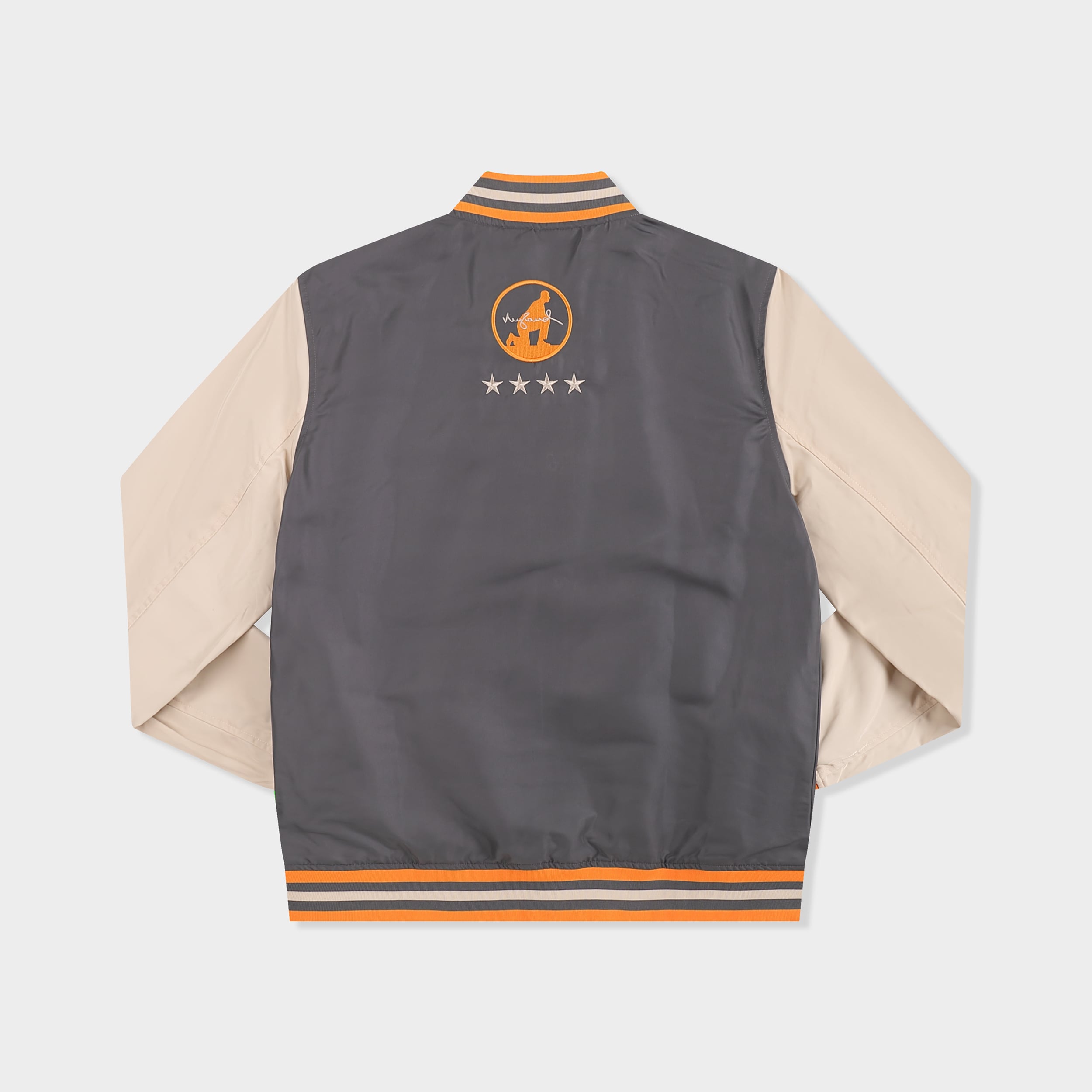 Veste bomber Homefield grise pour homme Tennessee Volunteers Neyland Legacy à boutons-pression