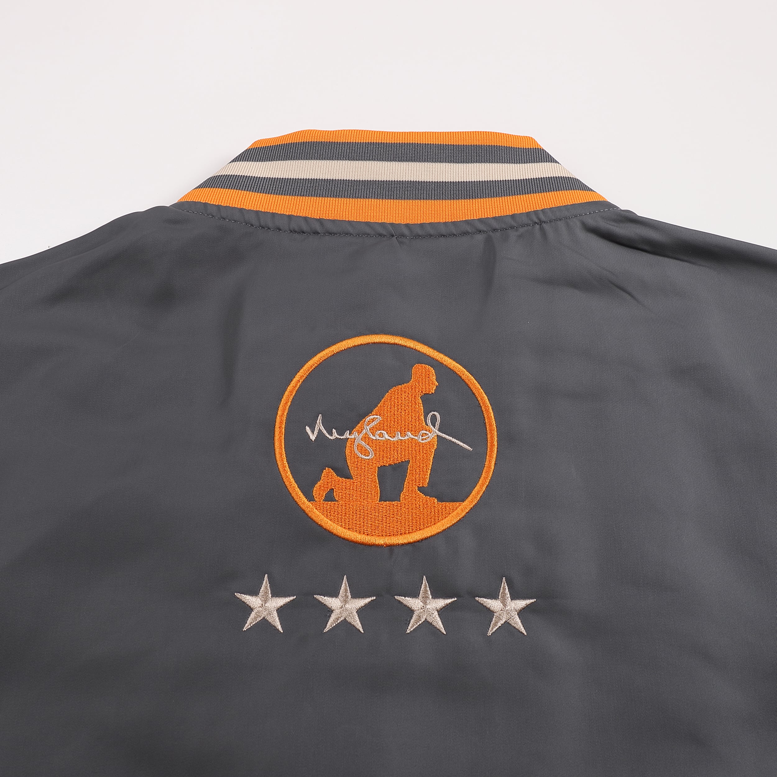 Veste bomber Homefield grise pour homme Tennessee Volunteers Neyland Legacy à boutons-pression