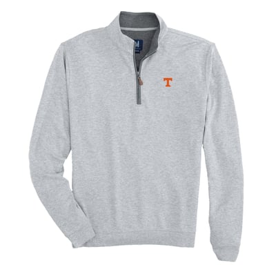  Tennessee Volunteers johnnie-O Sully Tri-Blend Quarter-Zip Pullover - Gray