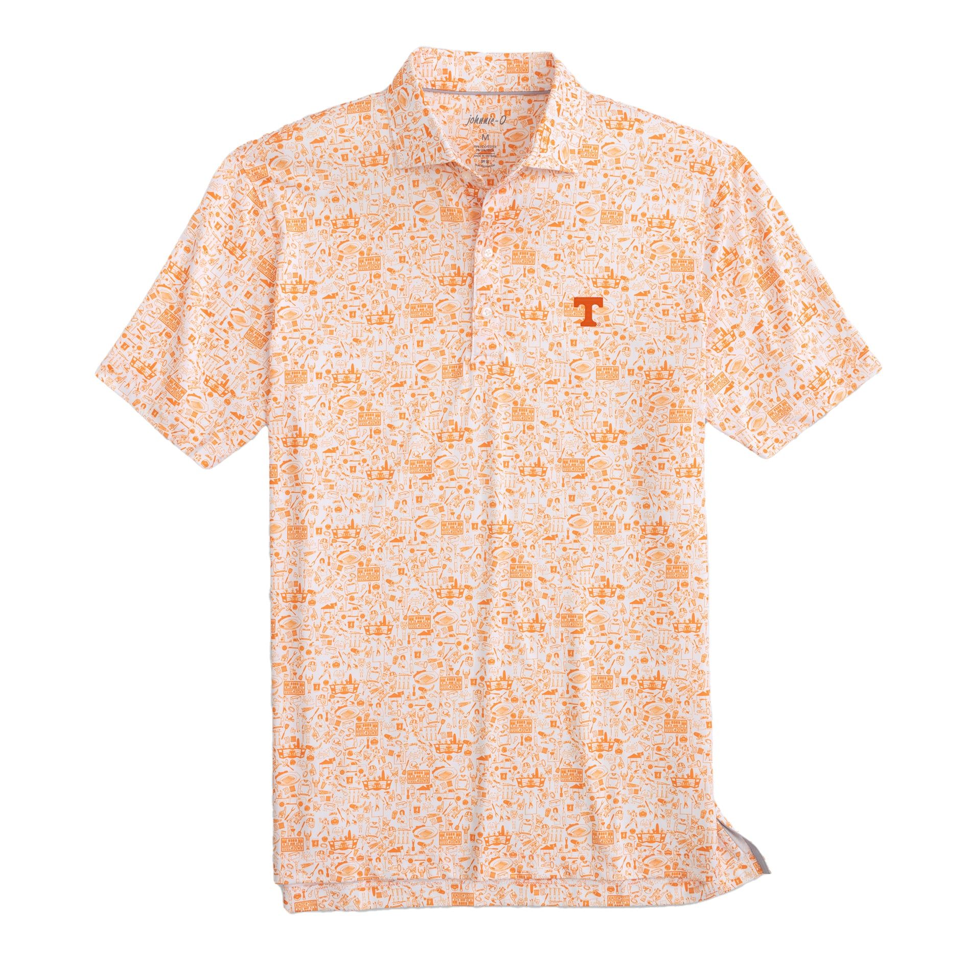 Polo johnnie-O Tennessee Orange Volunteers Tailgater 2.0 pour homme