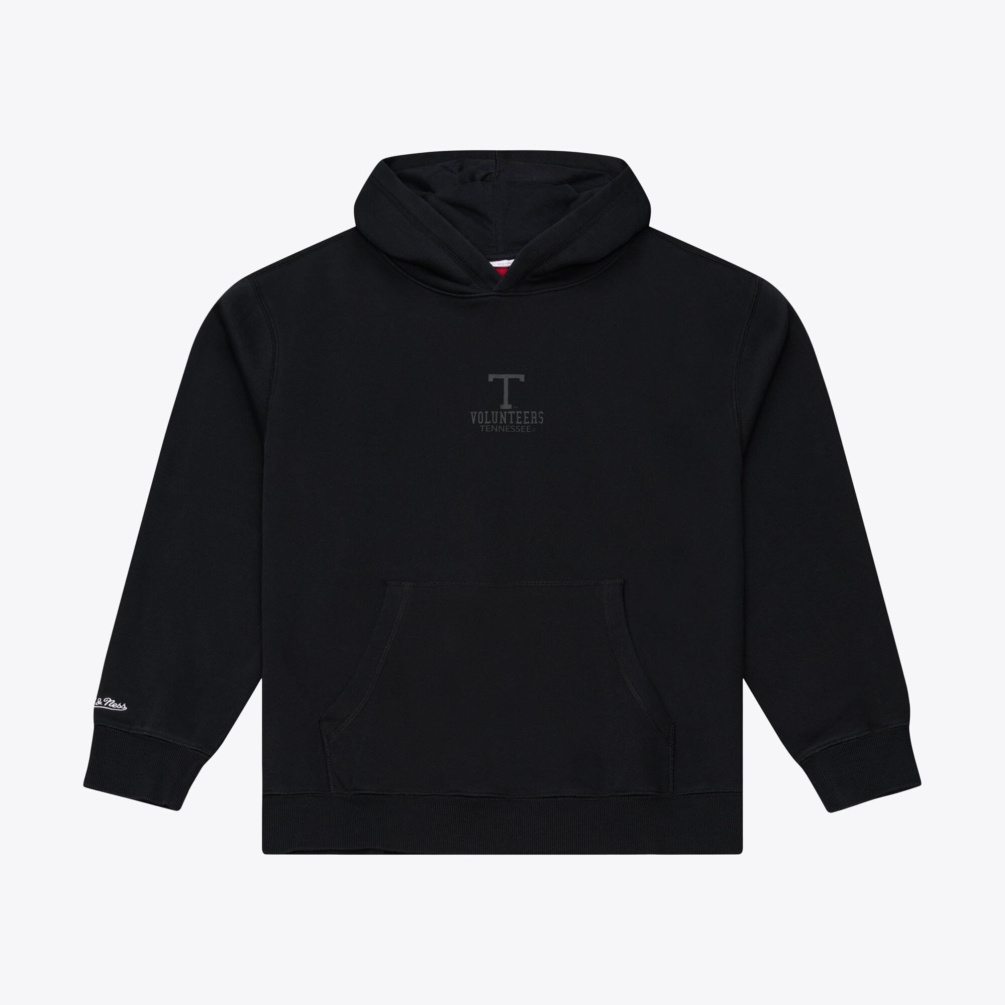 Men's Mitchell & Ness  Black Tennessee Volunteers Monochrome Icon Fleece Hoodie