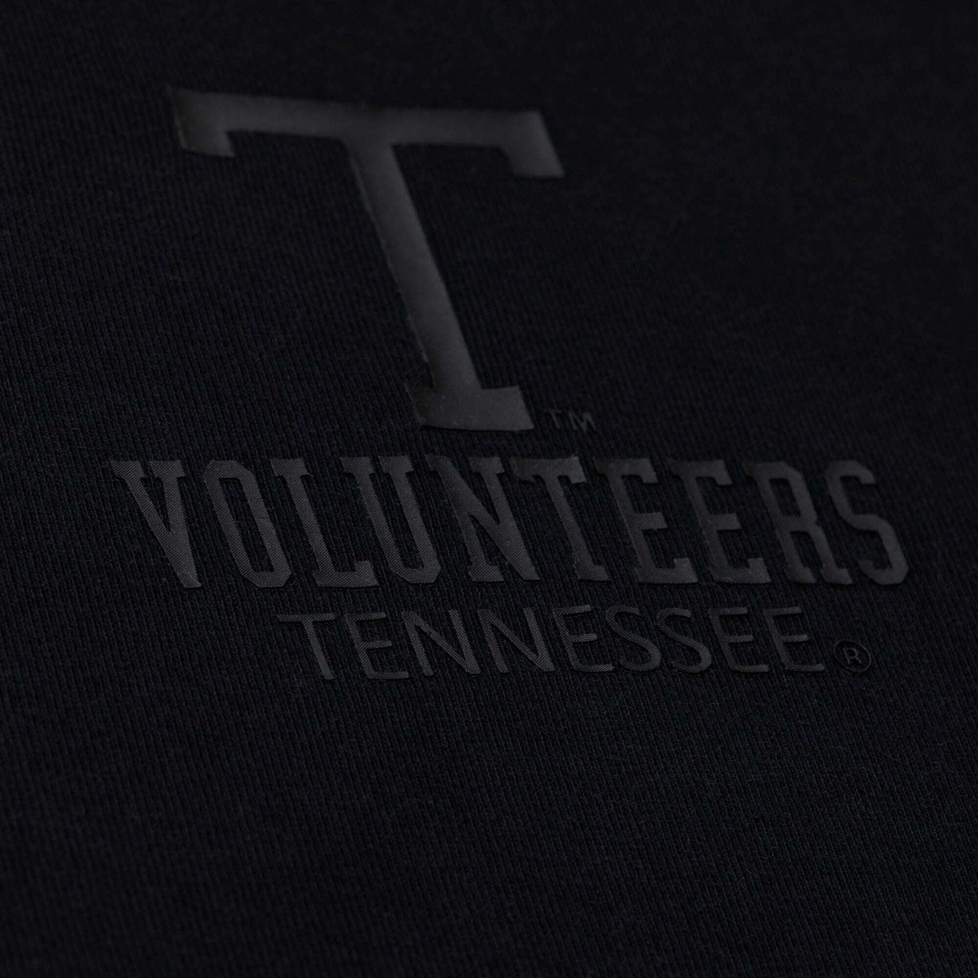 Men's Mitchell & Ness  Black Tennessee Volunteers Monochrome Icon T-Shirt