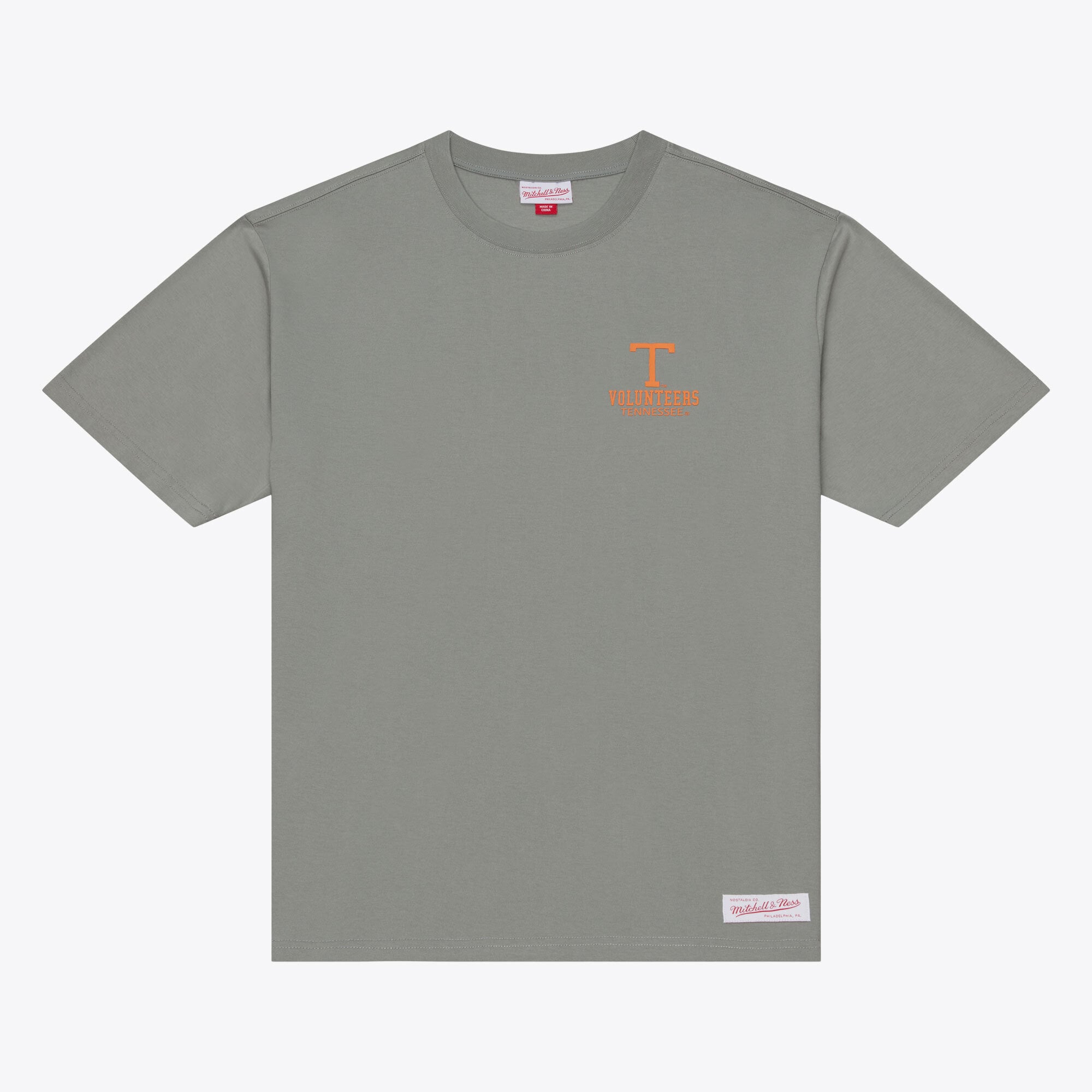 T-shirt Mitchell & Ness gris Tennessee Volunteers Core Icon pour homme