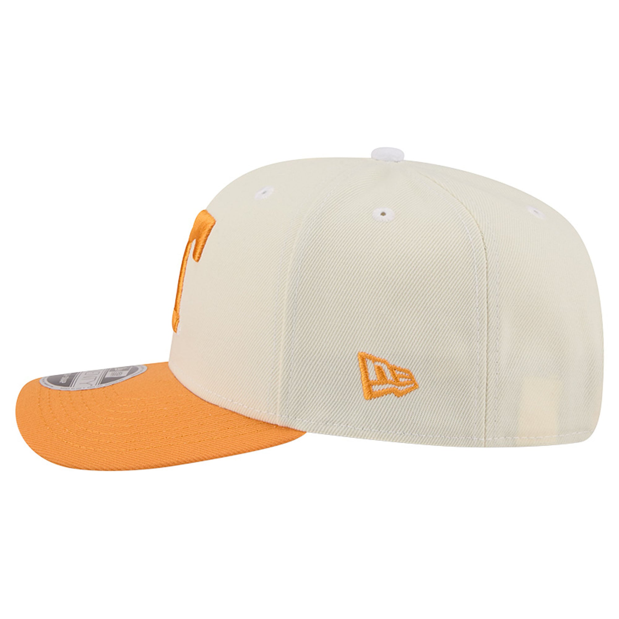 Men's New Era Cream/Tennessee Orange Tennessee Volunteers America's 250th 9SEVENTY Adjustable Hat