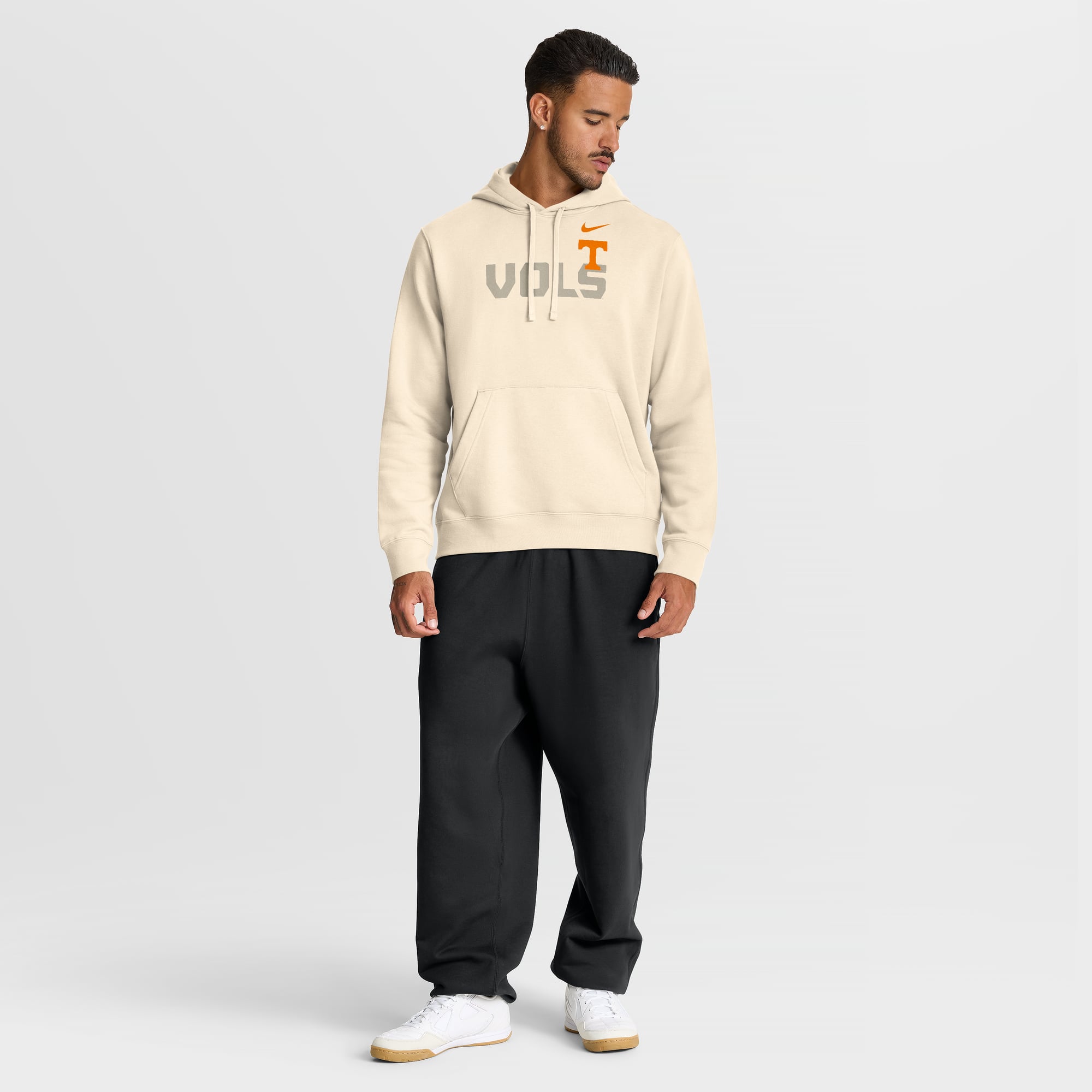 Men's Nike Cream Tennessee Volunteers Campus Shadow Hoodie