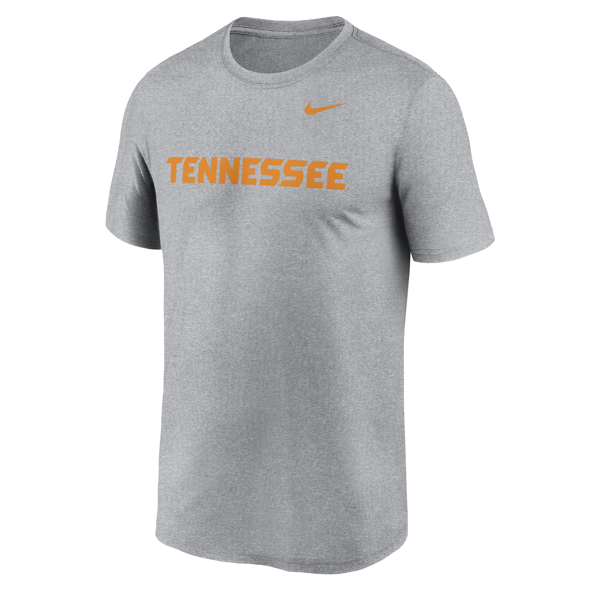 Men's Nike Heather Gray Tennessee Volunteers Primetime Legend Wordmark T-Shirt