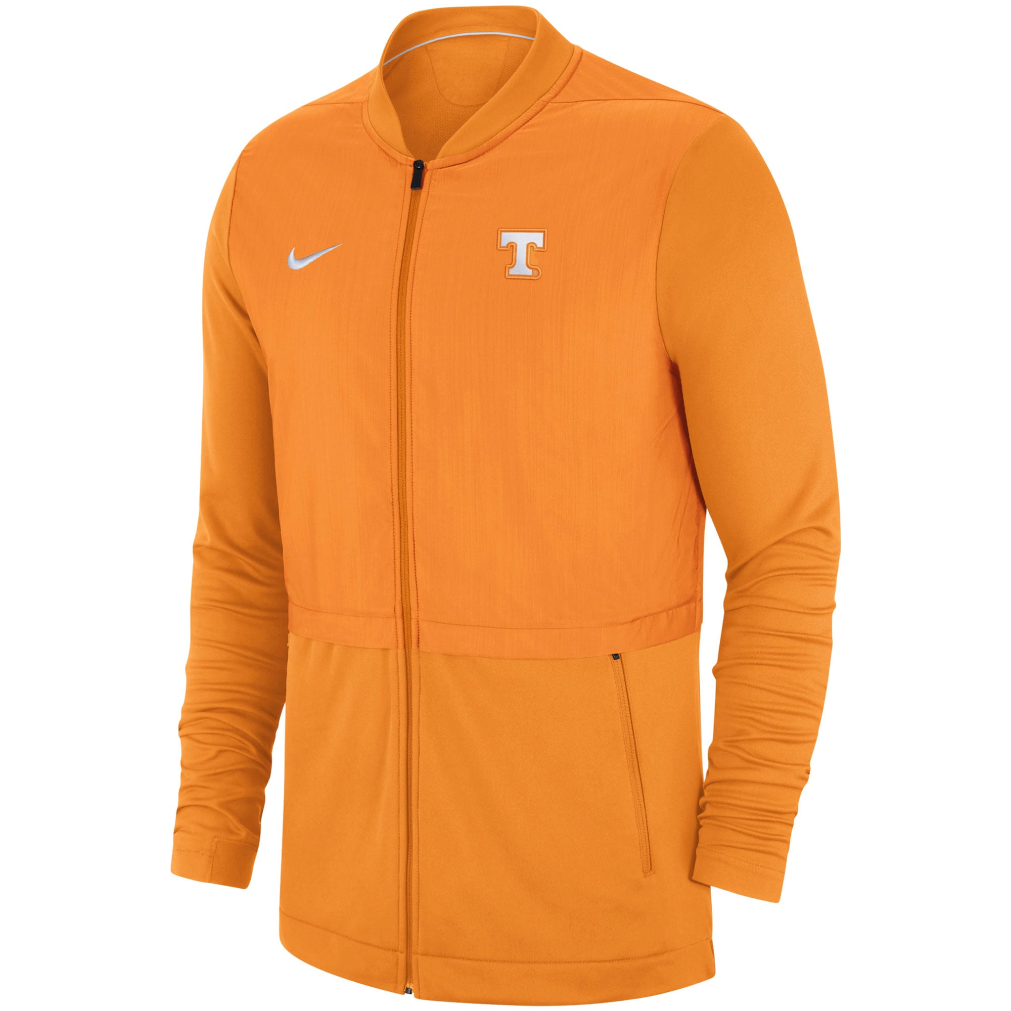 オレリー Men's Nike Orange Tennessee Volunteers F18 Sideline Hybrid Jacket