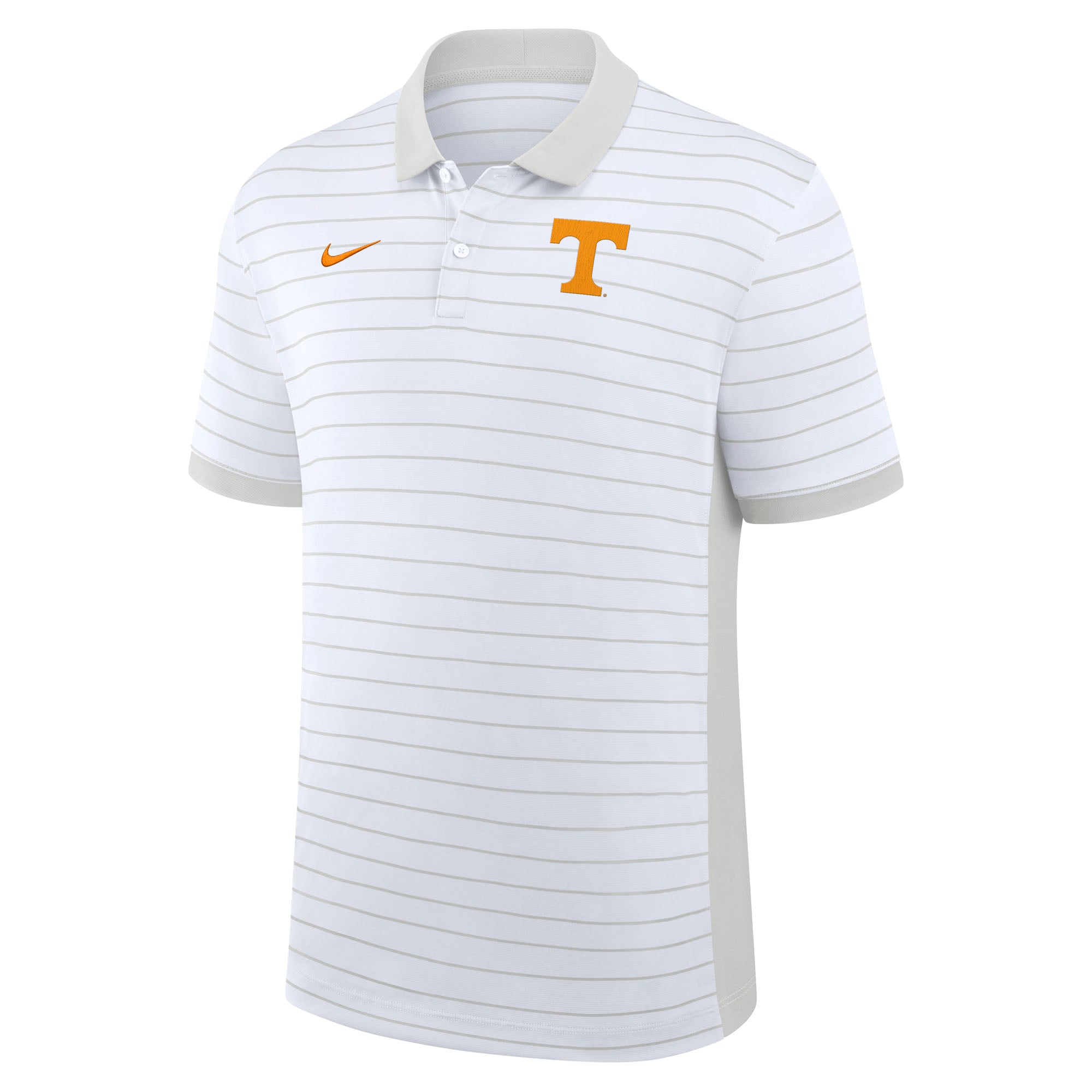 Men's Nike White Tennessee Volunteers 2026 Early Season Coaches Sideline Victory Stripe Dri-FIT Polo