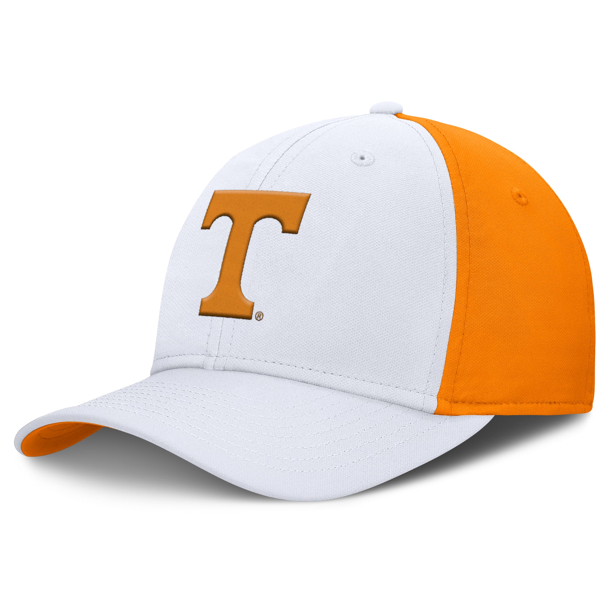NWOT UT University of Tennessee Cream and Orange Trucker Hat Nike Tennessee Rise Gameday 5 Panel Structured Trucker Hat  main image 2