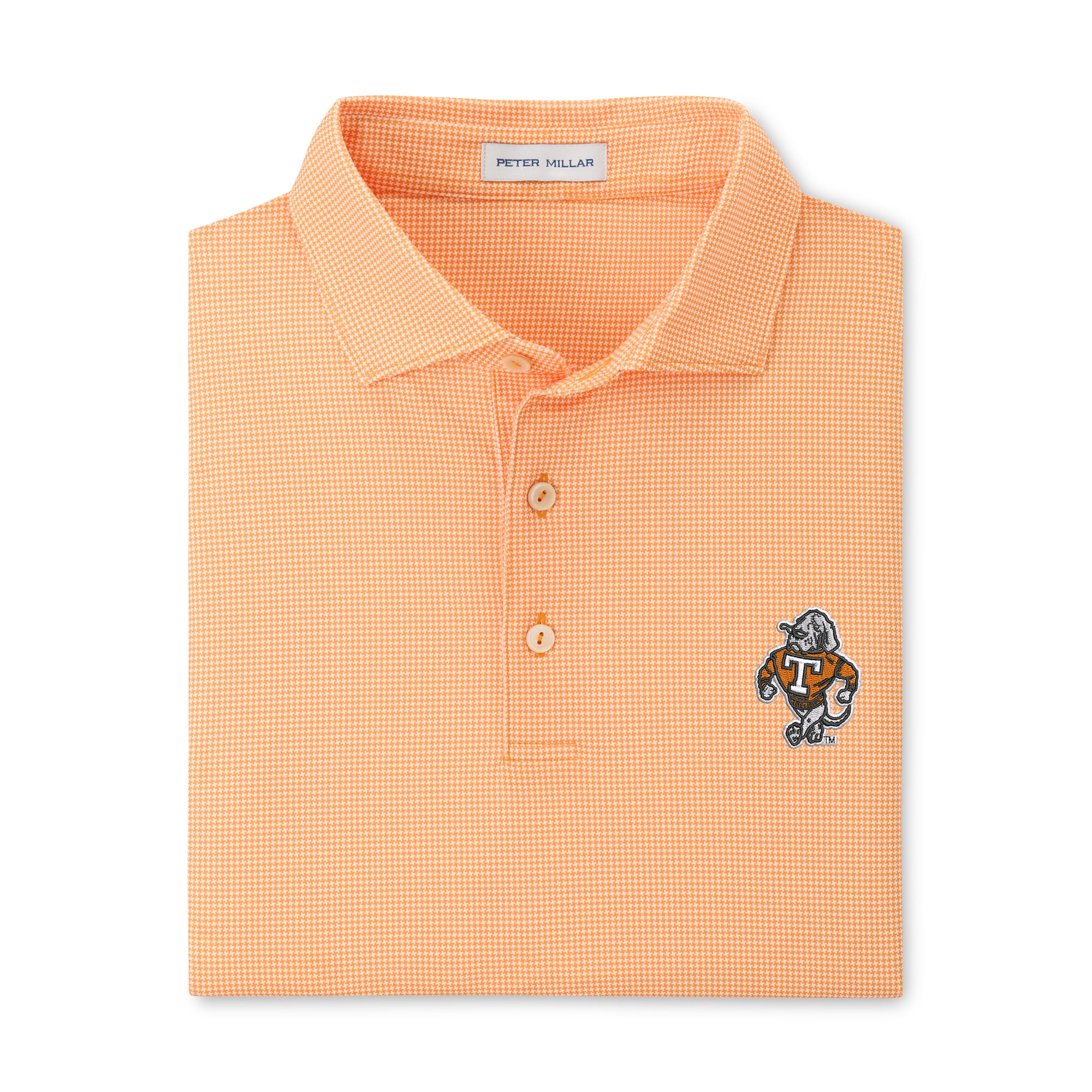 Polo Peter Millar Tennessee Orange Volunteers Border Performance Jersey pour homme