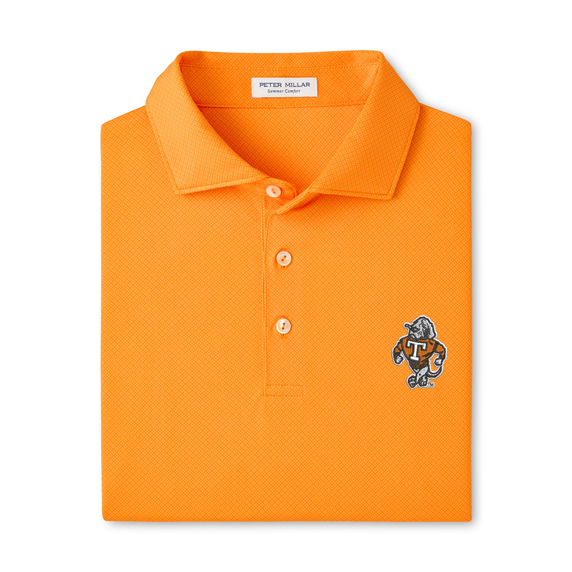 Polo de performance Peter Millar Tennessee Orange Volunteers Hugo pour homme