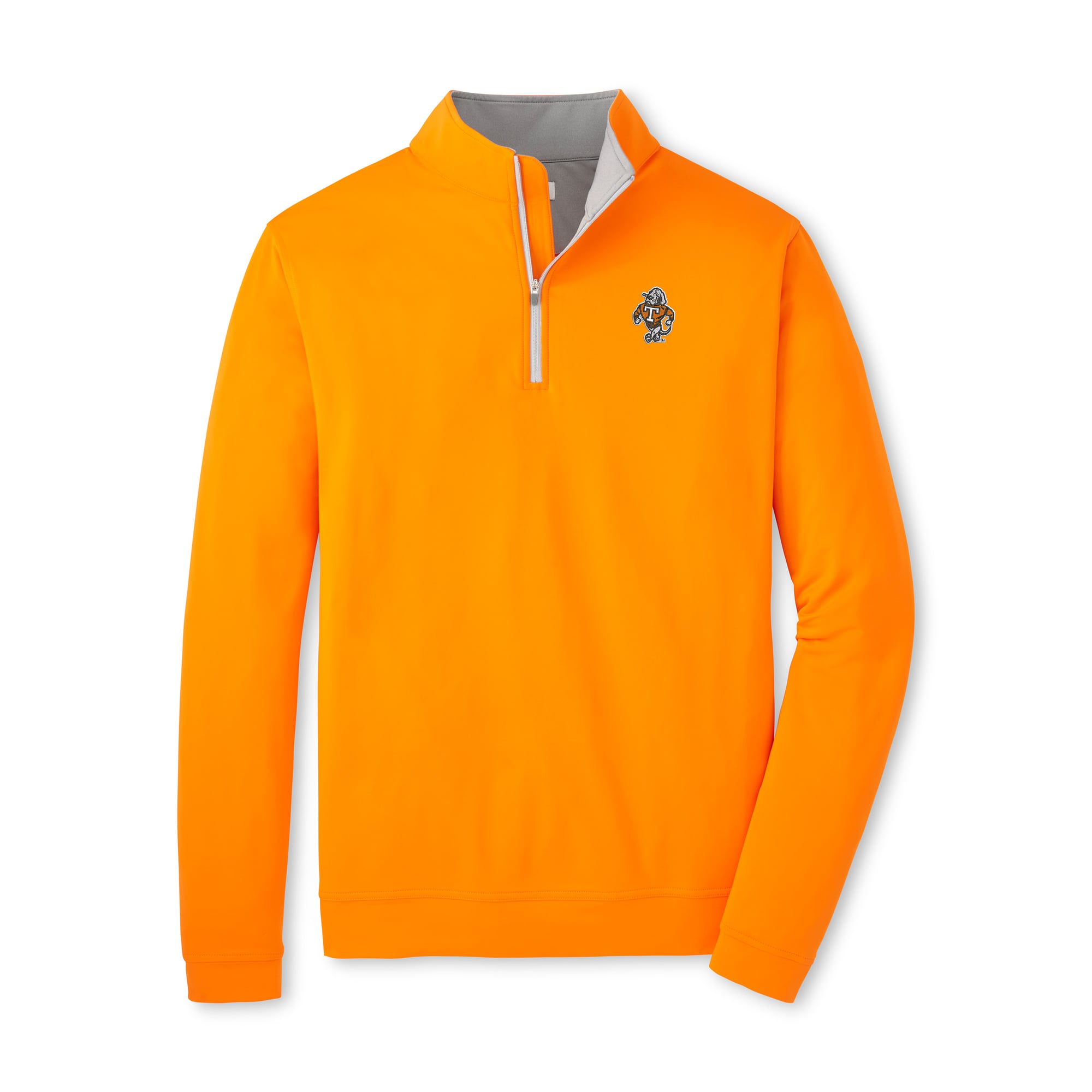 Pull à col zippé Peter Millar Tennessee Orange Volunteers Perth Performance pour homme