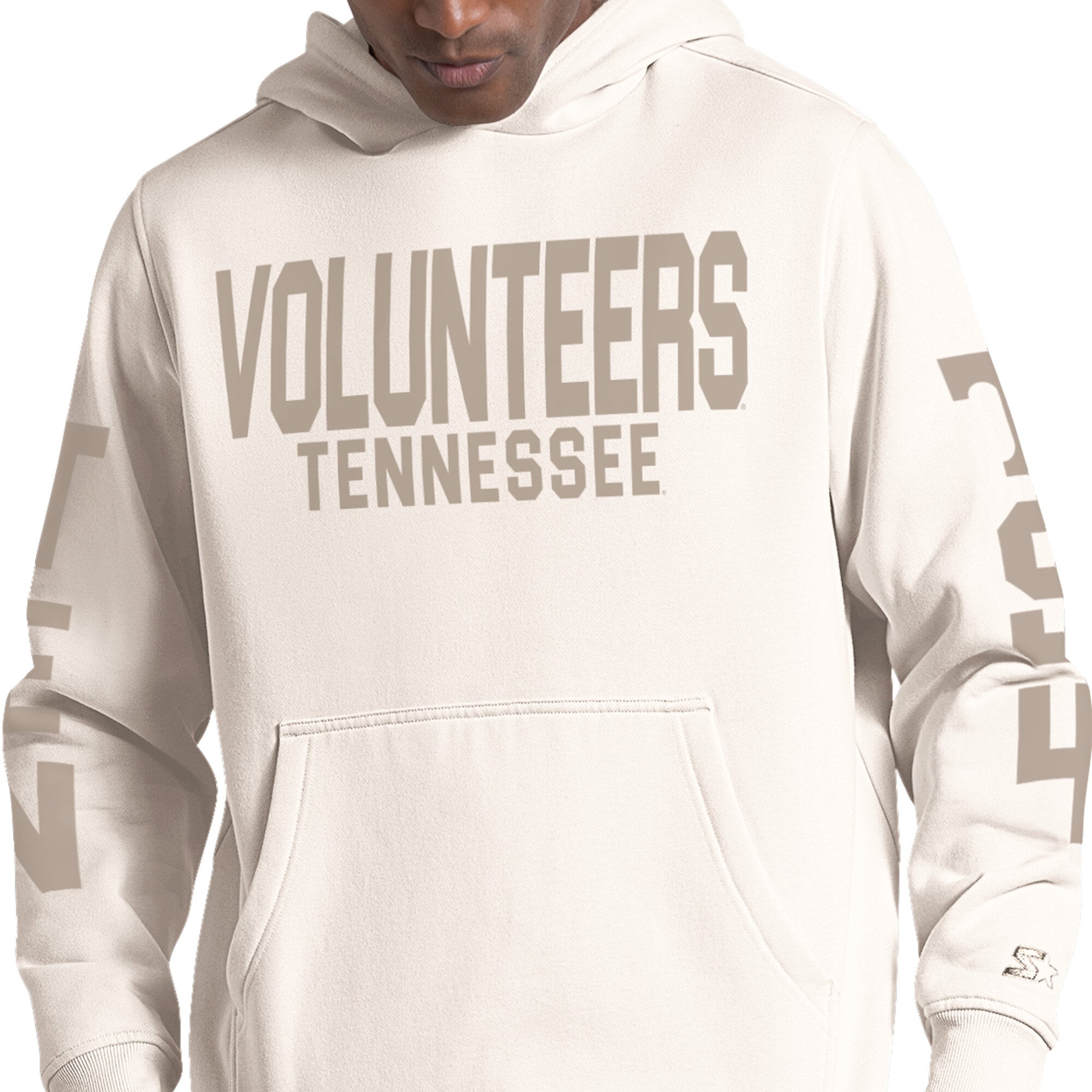 Sweat à capuche pour homme Starter Cream Tennessee Volunteers Locker Room