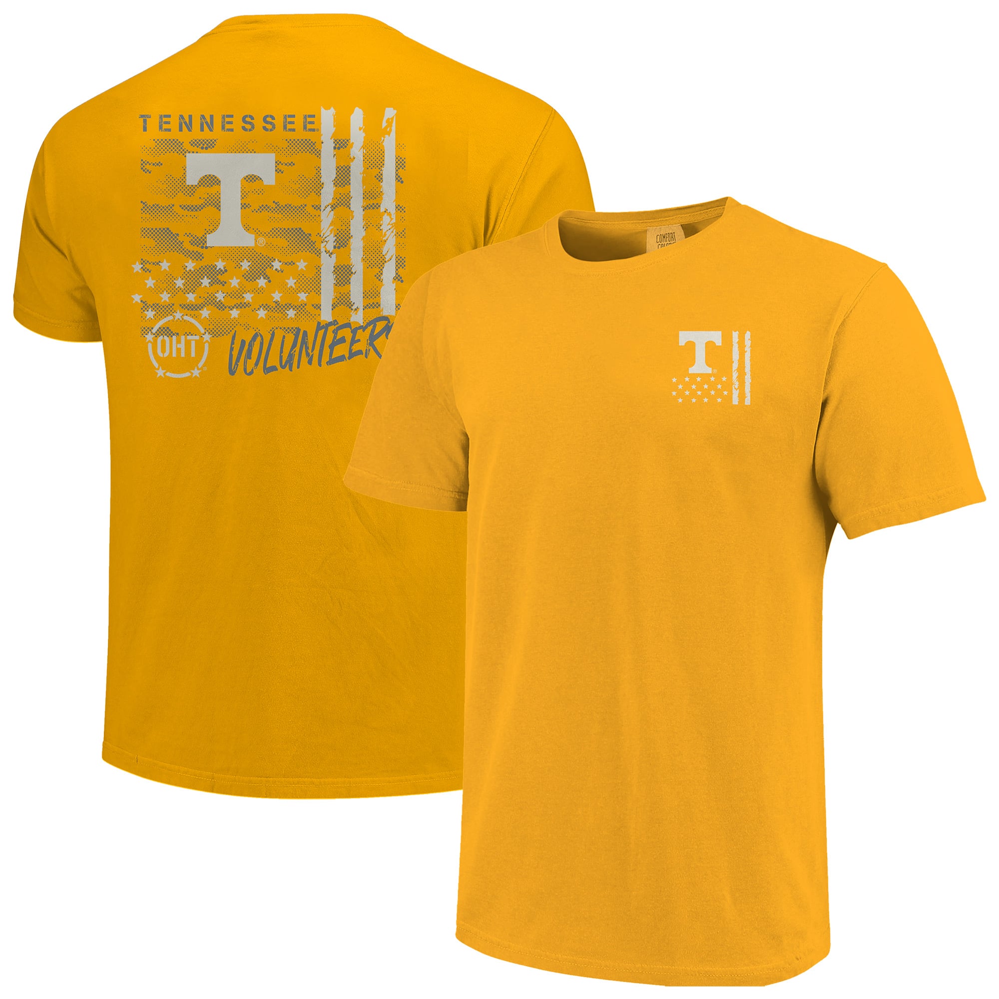 Men's  Tennessee Orange Volunteers Comfort Colors OHT Camo Overlay T-Shirt