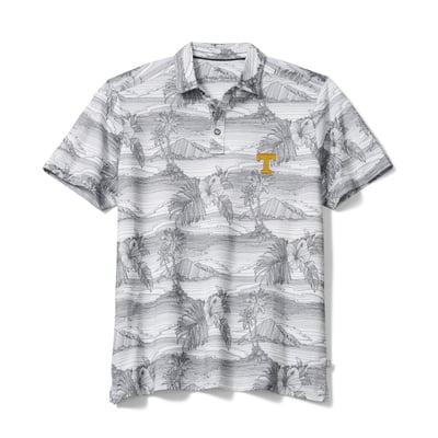 Tennessee Volunteers Tommy Bahama Corsica Coast IslandZone Polo - Gray