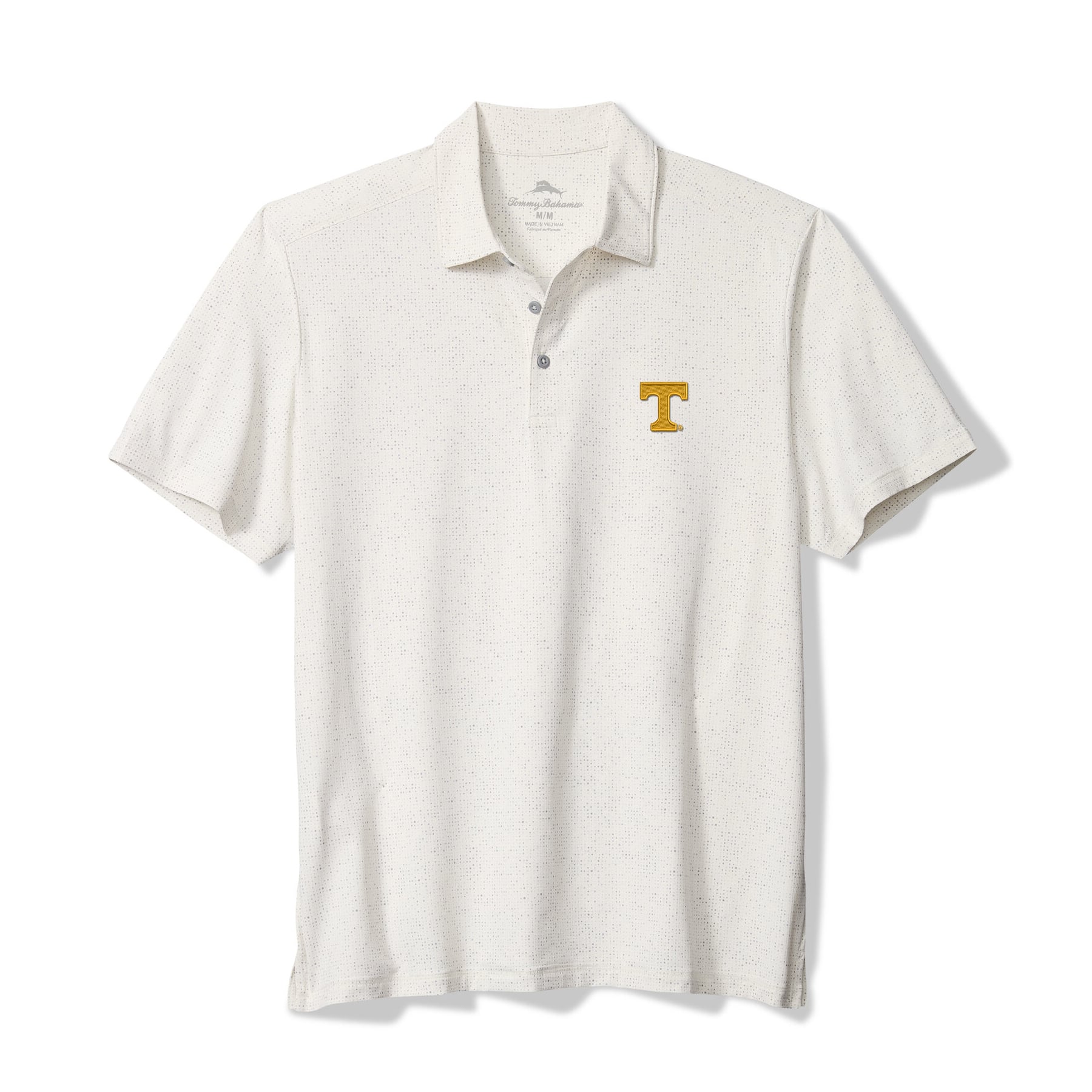 Men's Tommy Bahama White Tennessee Volunteers Palm Dunes IslandZone Polo