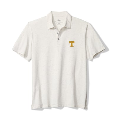 Tennessee Volunteers Tommy Bahama Palm Dunes IslandZone Polo - White