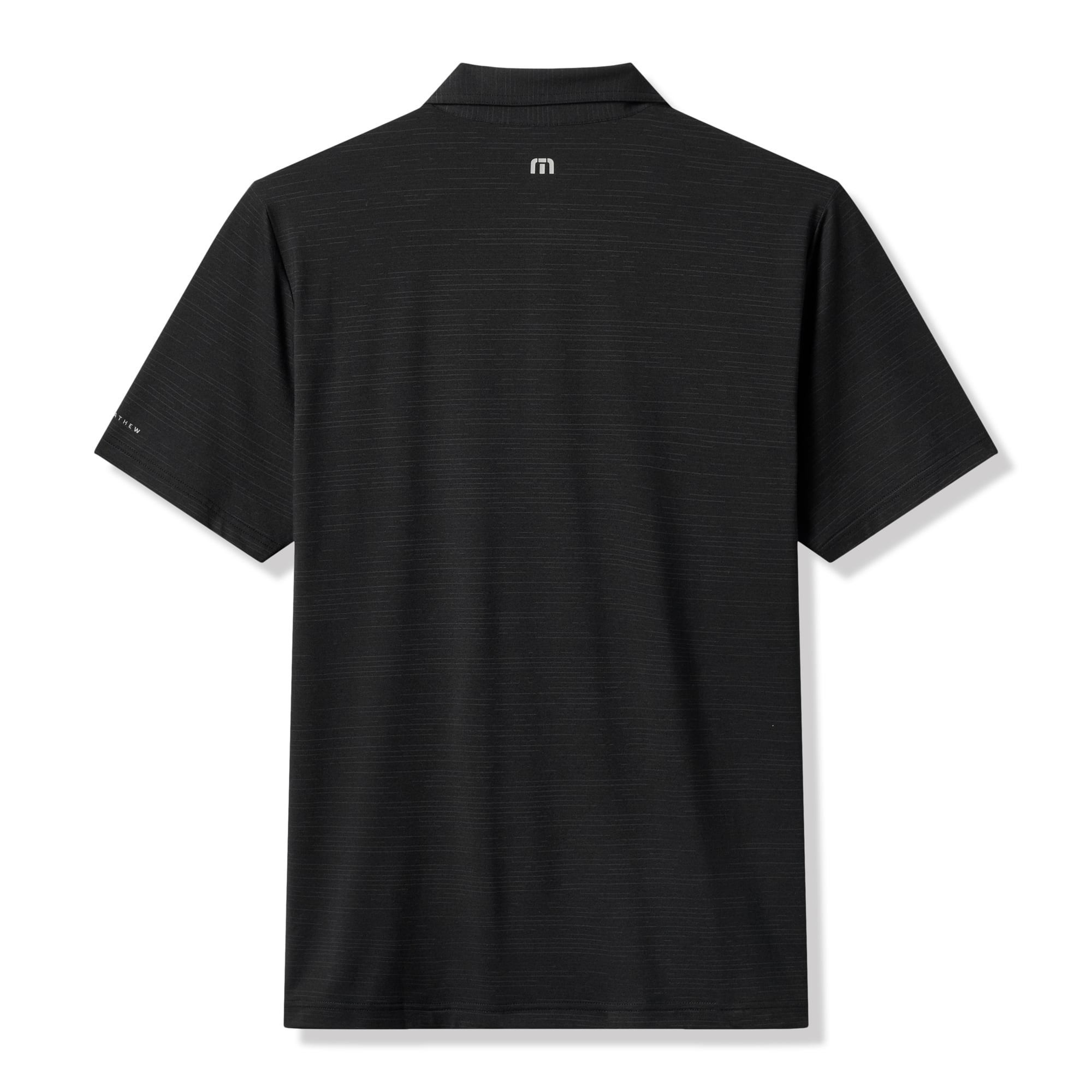 Men's TravisMathew  Black Tennessee Volunteers Halftime Show Heater Tri-Blend Polo