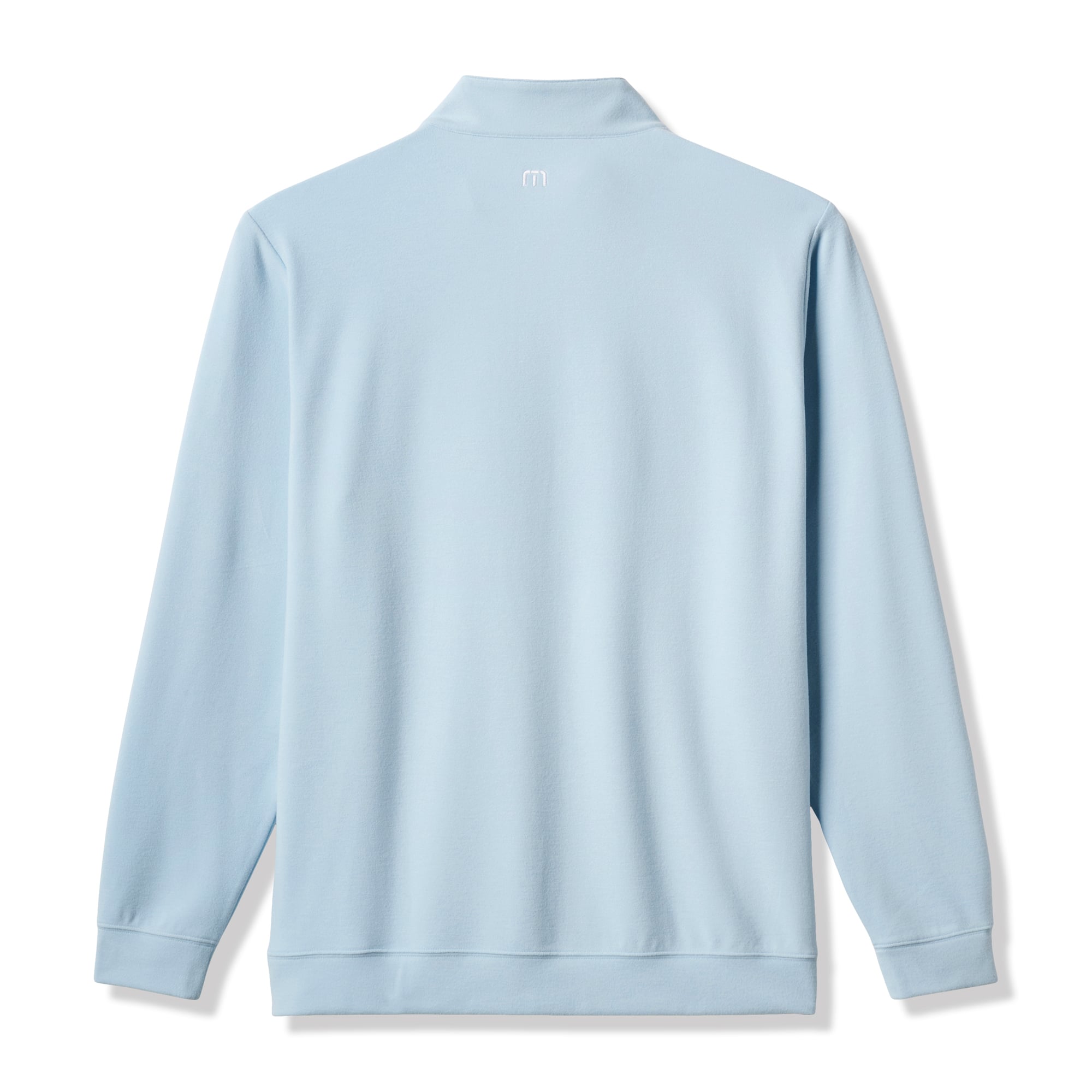 Men's TravisMathew Light Blue Tennessee Volunteers Cloud Home Game Quarter-Zip Tri-Blend Pullover