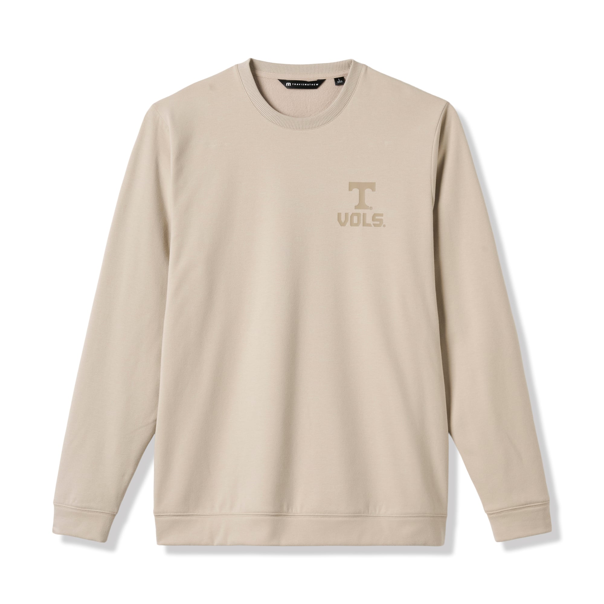 Sweat-shirt en polaire tri-blend beige TravisMathew Tennessee Volunteers Campus Hero pour homme