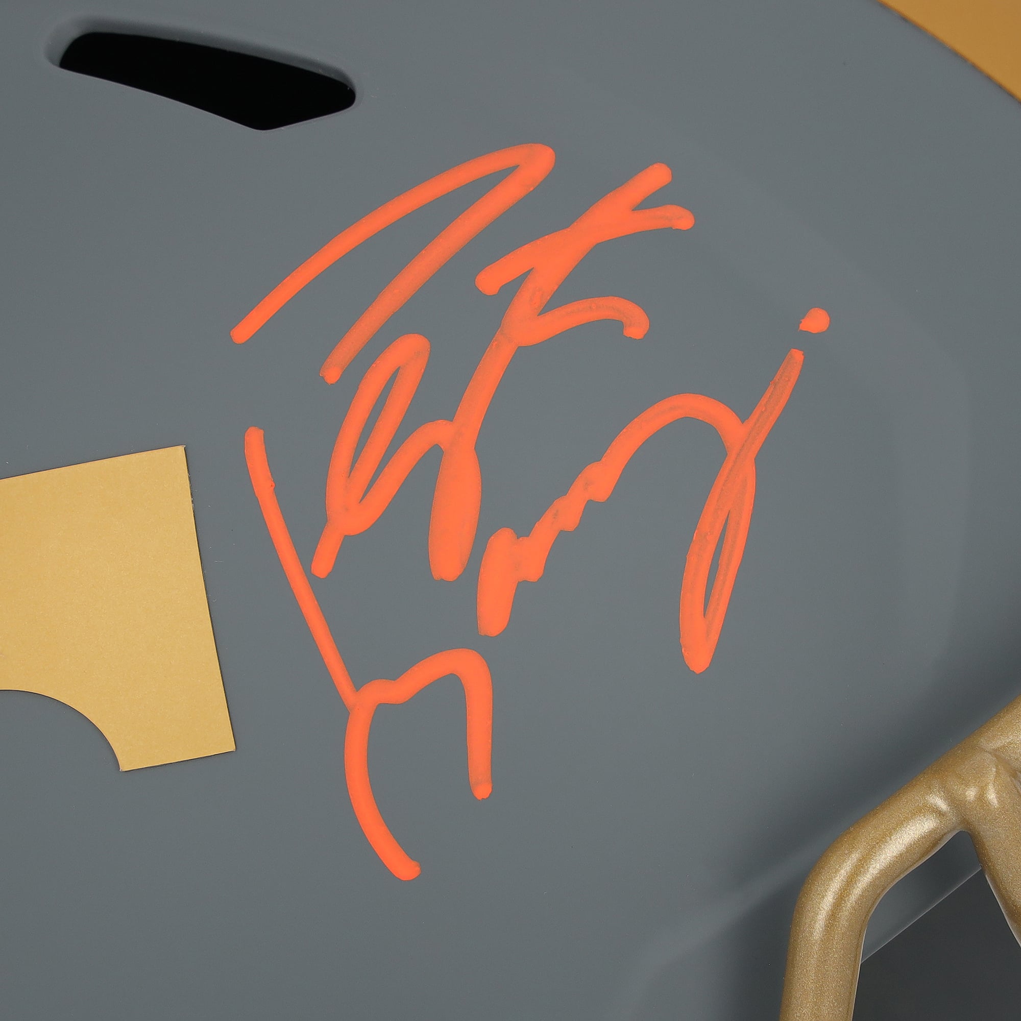 Casque réplique Riddell Slate Speed ​​autographié par Peyton Manning, Tennessee Volunteers