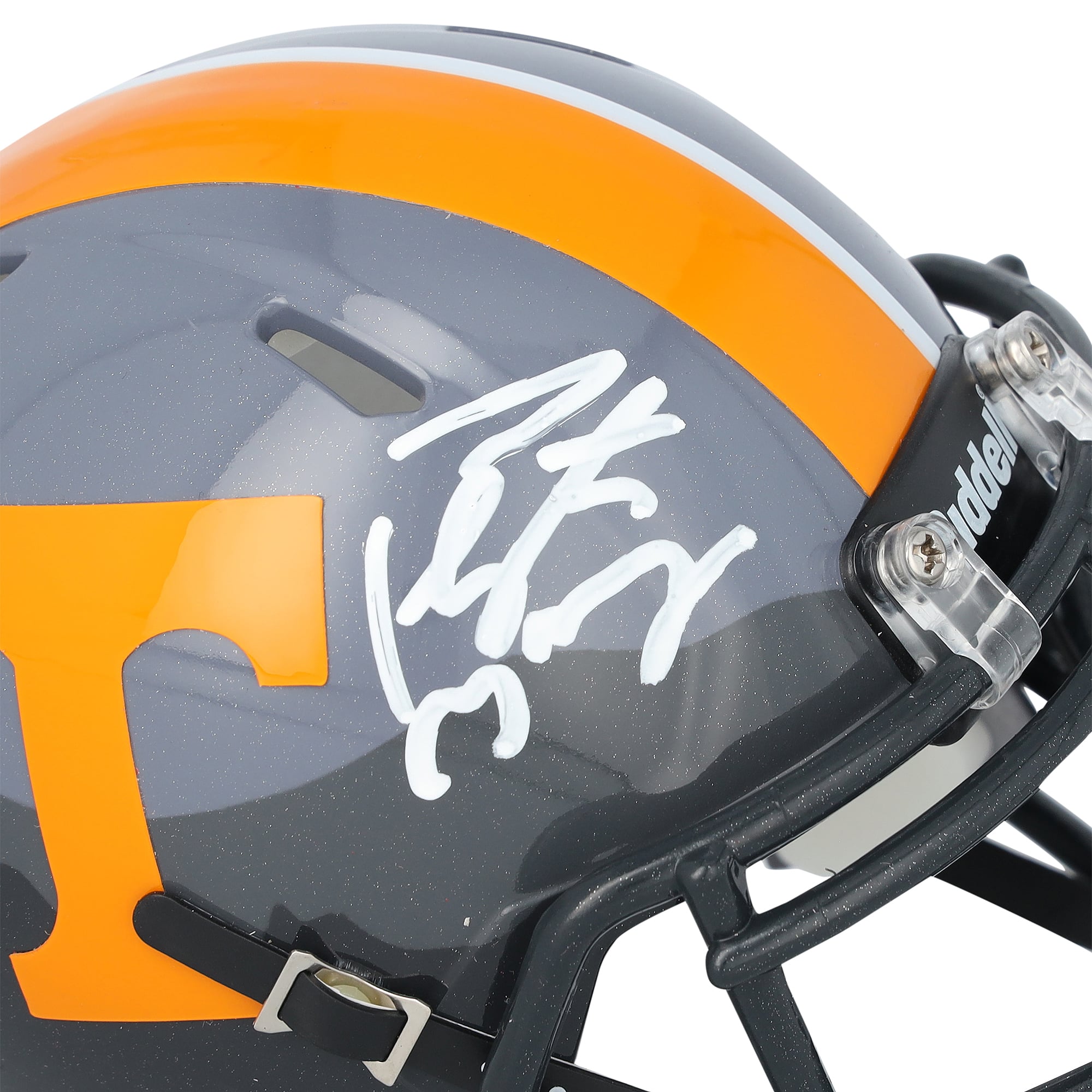 Casque Riddell Smoky Mountains Speed Mini dédicacé par Peyton Manning, Tennessee Volunteers