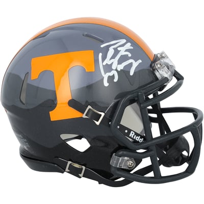 Peyton Manning Tennessee Volunteers Autographed Fanatics Authentic Riddell Smoky Mountains Speed Mini Helmet 