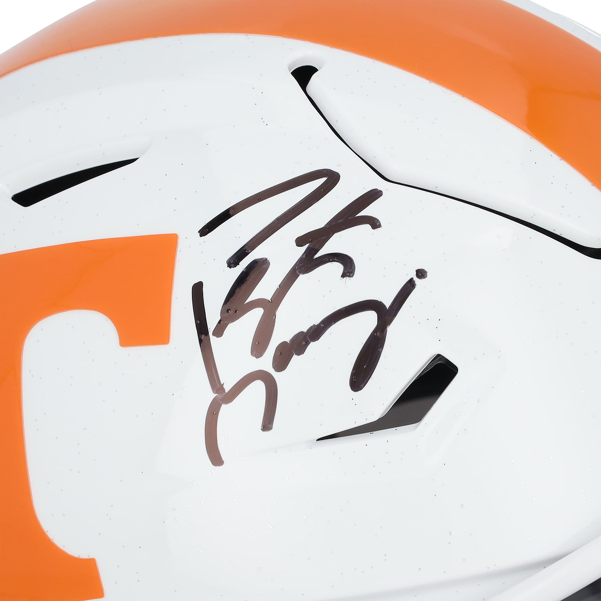 Casque Riddell Speed ​​Flex Mid-Size autographié par Peyton Manning (Tennessee Volunteers)