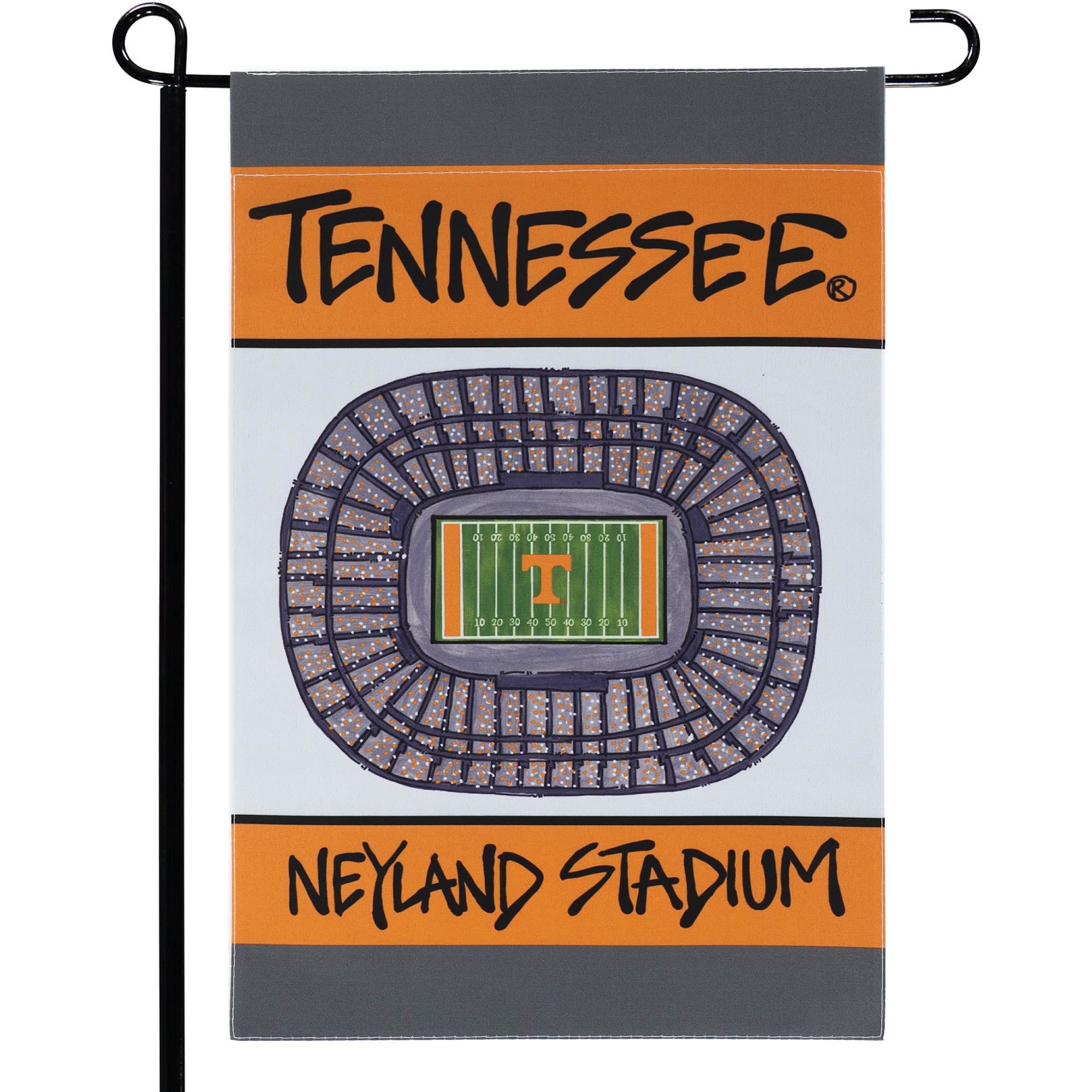 Bannière verticale de stade des Tennessee Volunteers (12 po x 18 po)