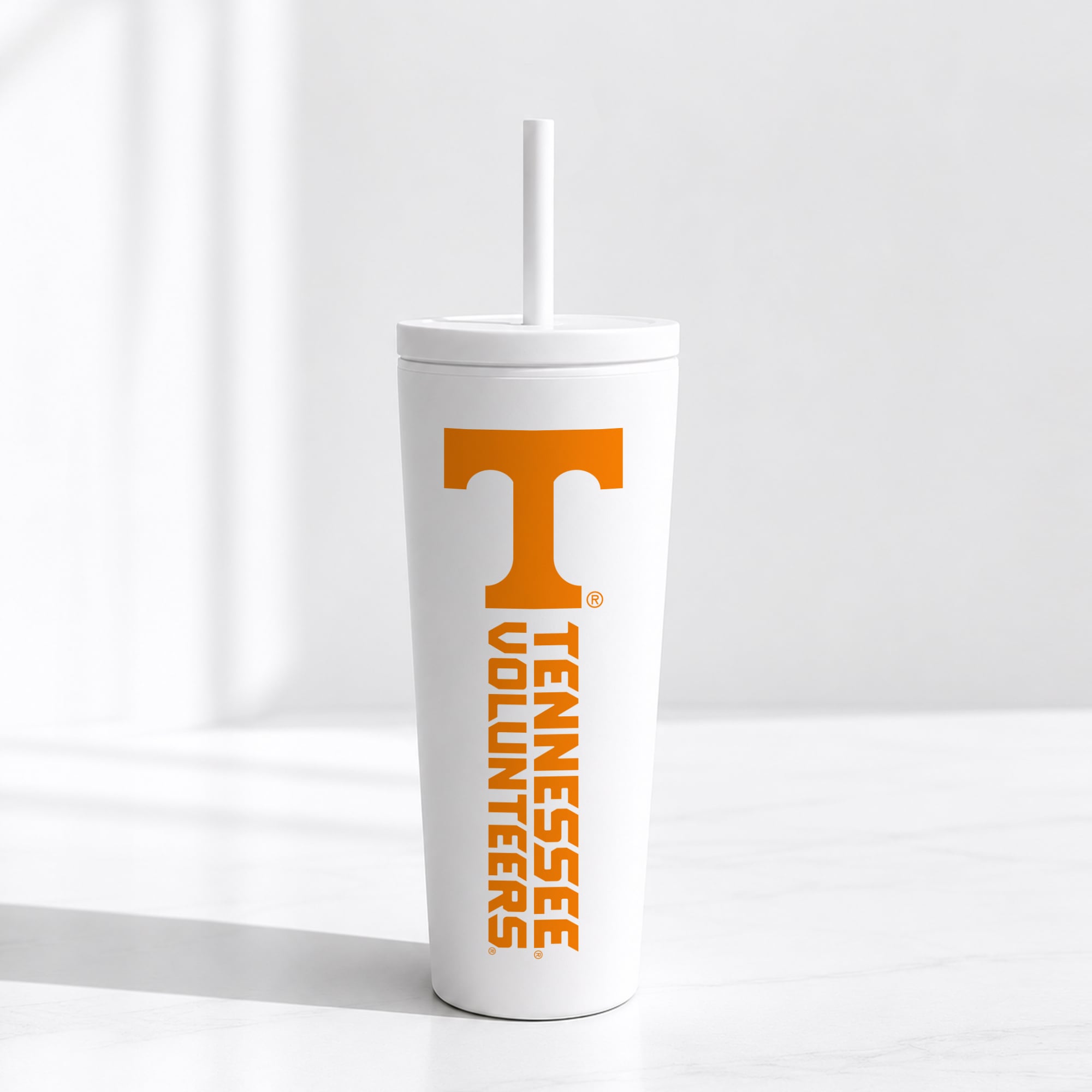 Tennessee Volunteers 24oz. No Spill Straw Tumbler