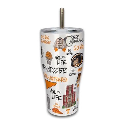 Tennessee Volunteers 30oz. Icon Metal Tumbler