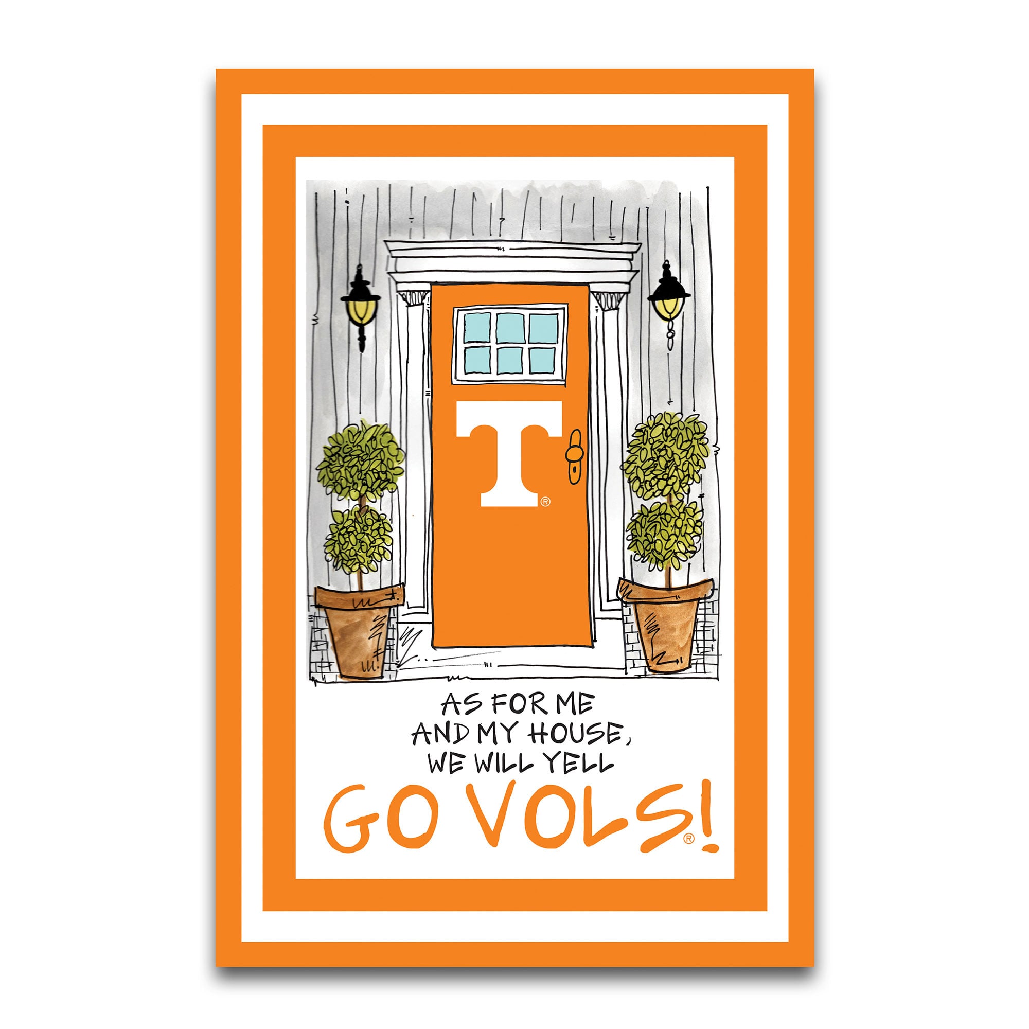 Drapeau de jardin « Volontaires du Tennessee » (12 po x 18 po)