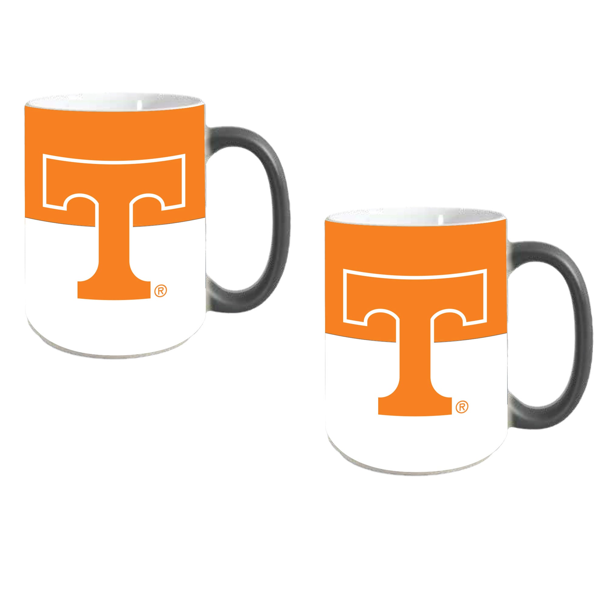 Ensemble de deux tasses à effet transparent Tennessee Volunteers de 44 cl