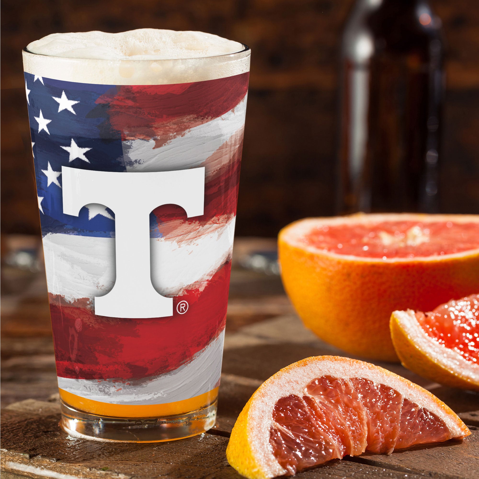 Tennessee Volunteers Two-Pack 16oz. Americana Pint Glass Set