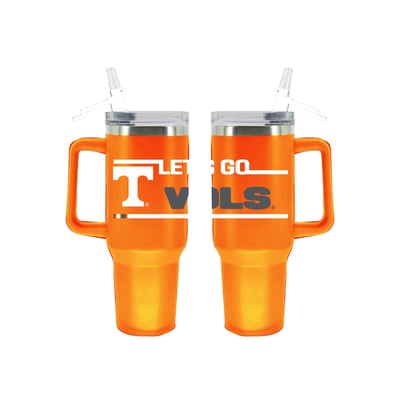 Tennessee Volunteers The Memory Company 40oz. Stainless Steel Team Color Tumbler with Flip Straw