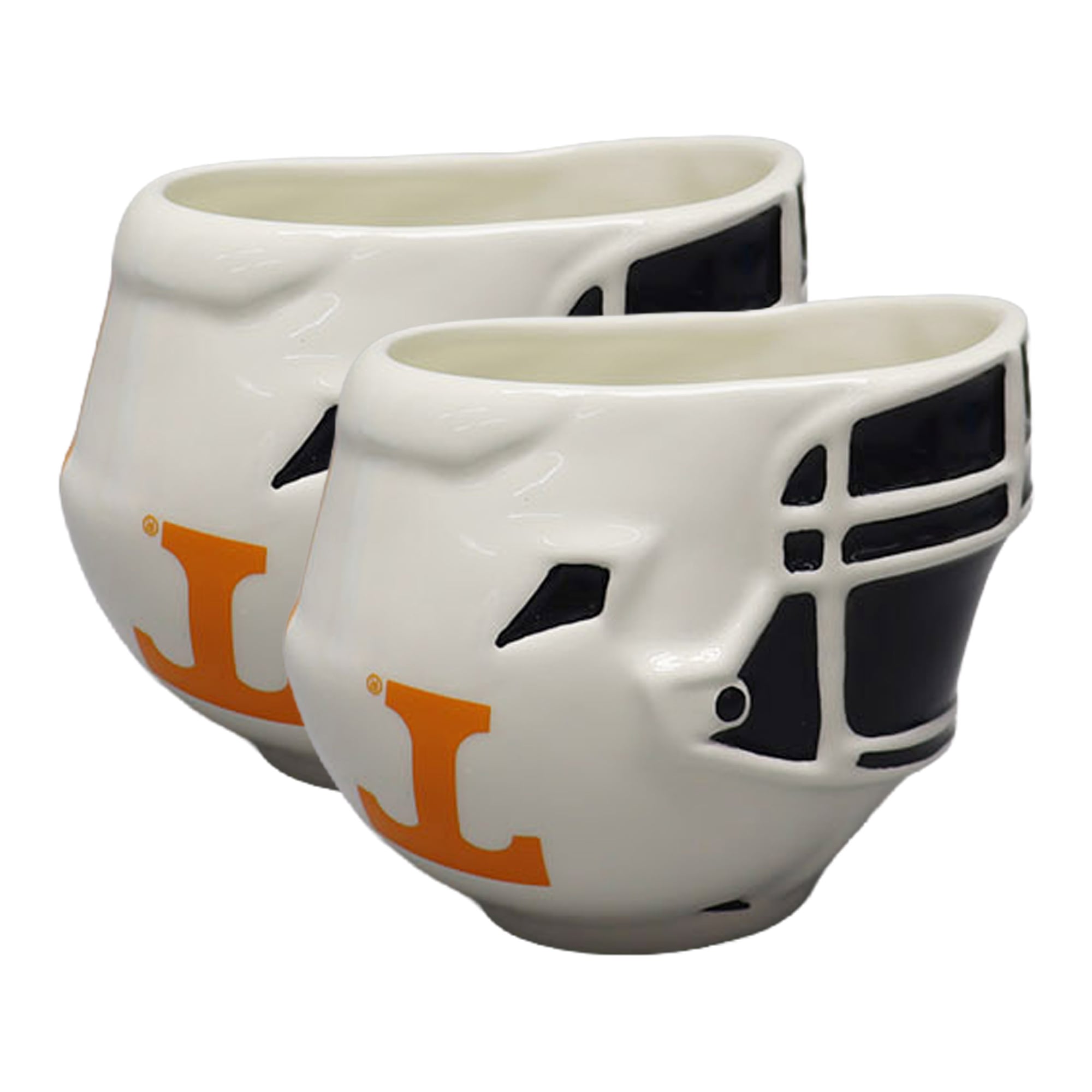 Ensemble de deux bols en forme de casque de football américain Tennessee Volunteers de The Memory Company (170 g).