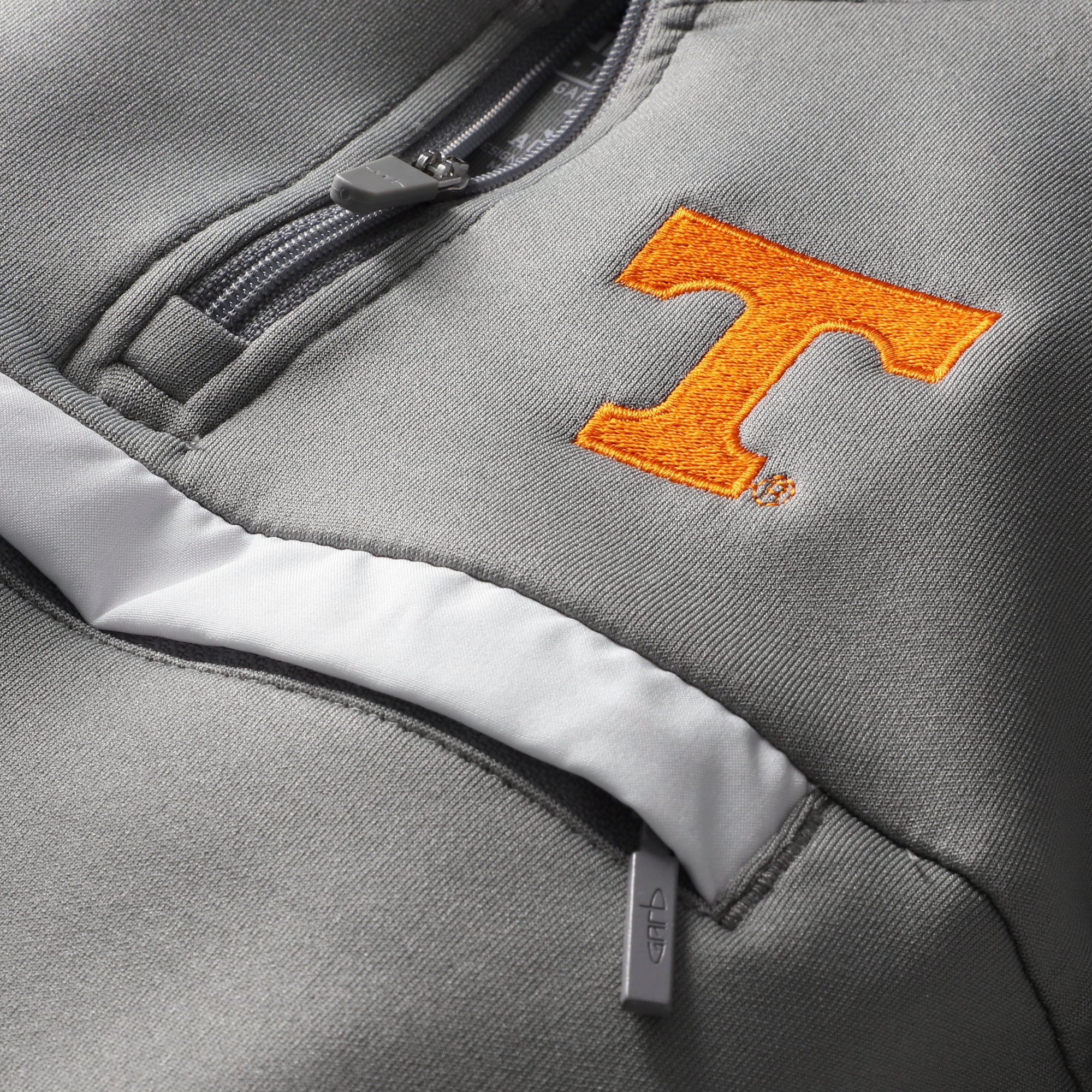 Toddler Garb Gray Tennessee Volunteers Atlas Quarter-Zip Tri-Blend Pullover