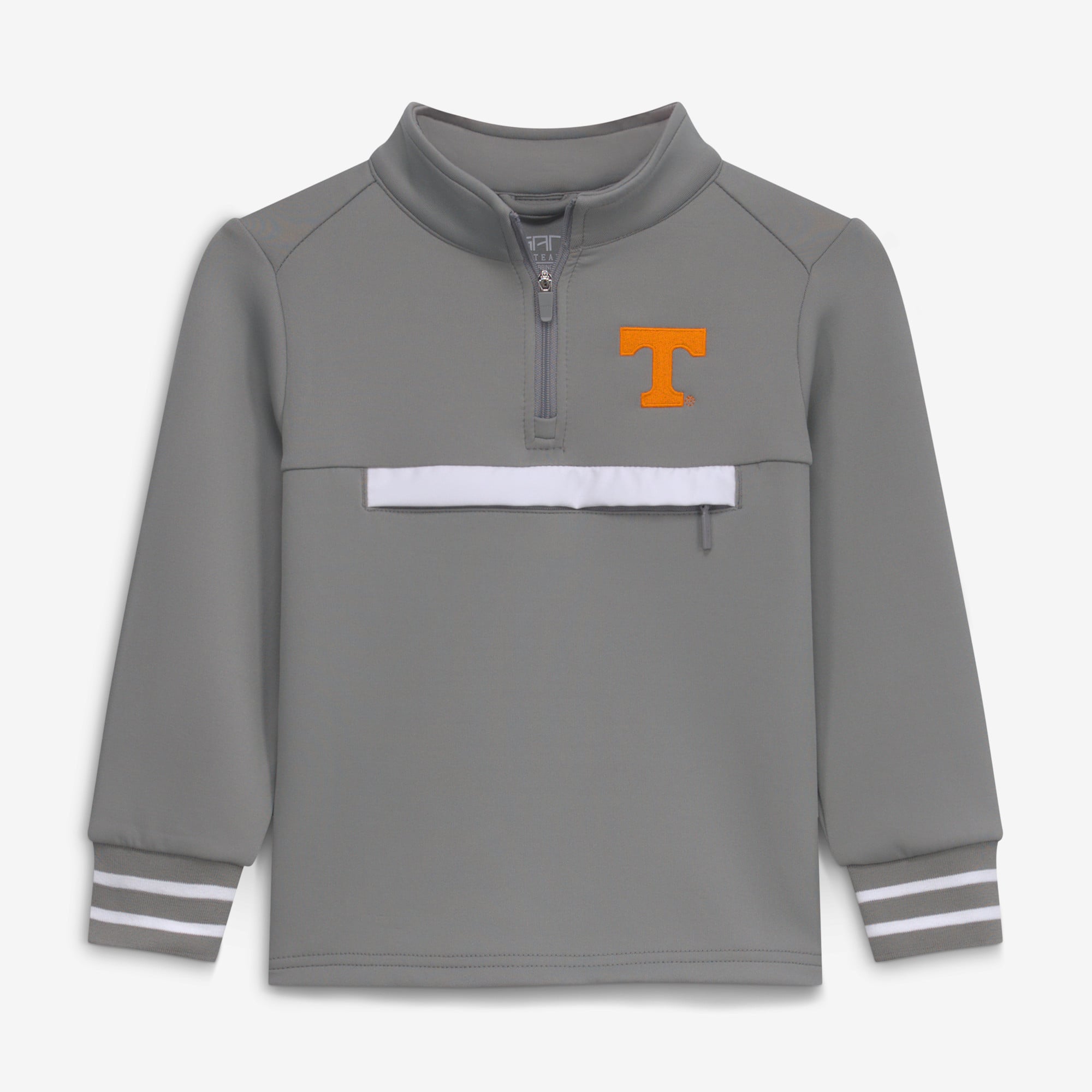 Toddler Garb Gray Tennessee Volunteers Atlas Quarter-Zip Tri-Blend Pullover