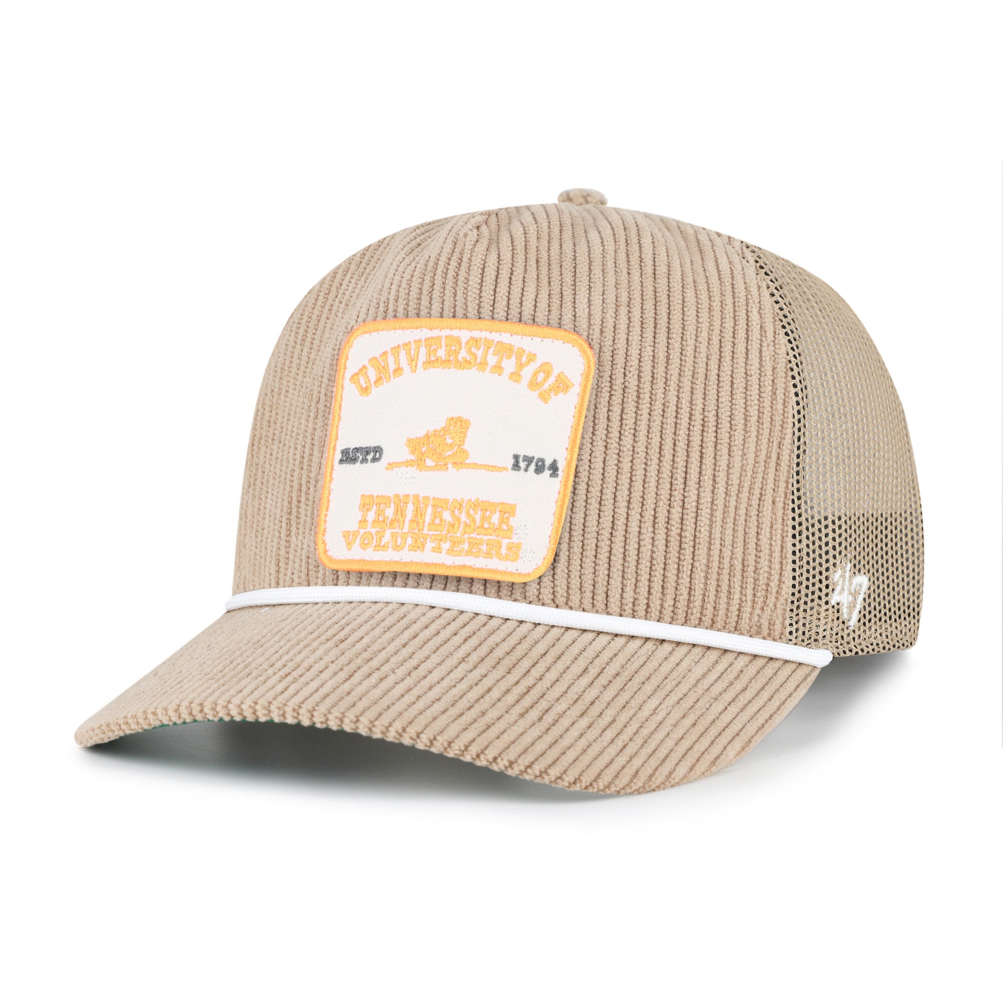 Chapeau unisexe '47 Khaki Tennessee Volunteers Cordlandia Hitch ajustable