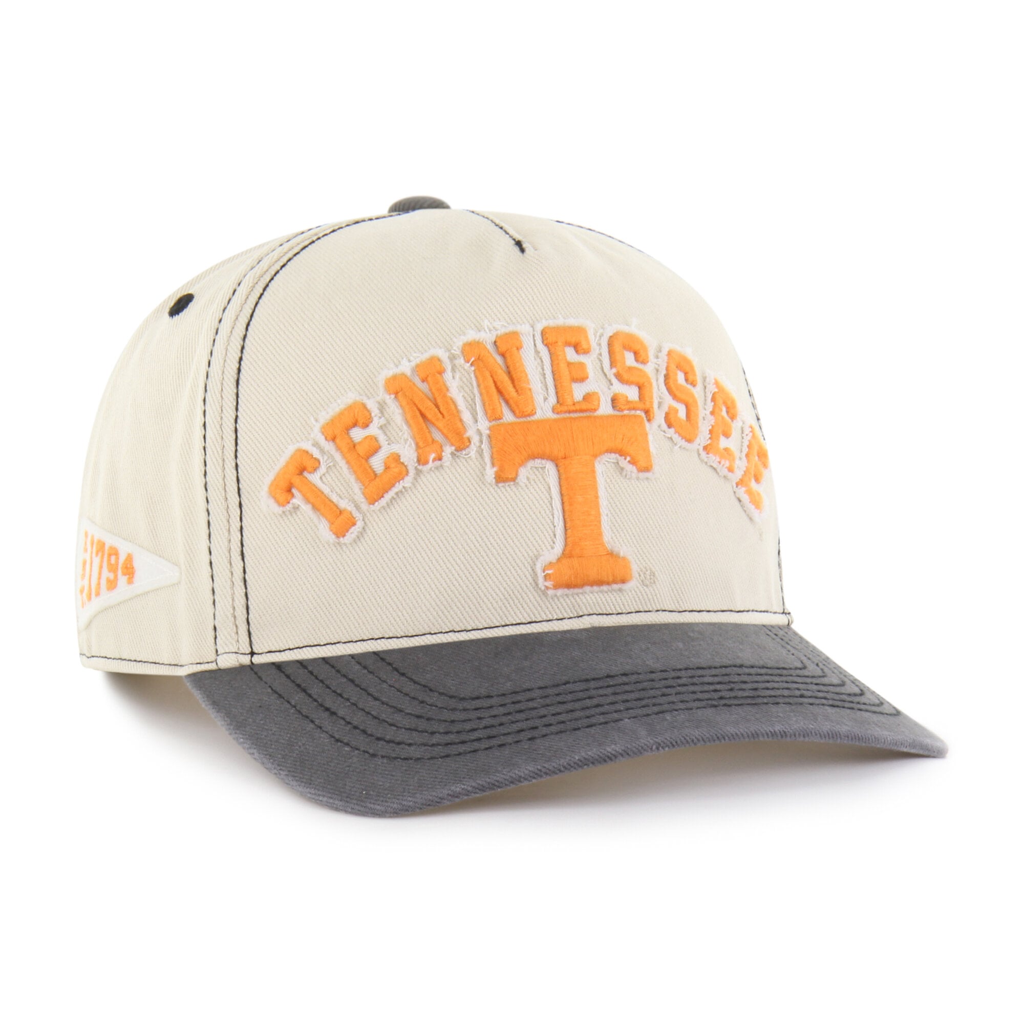 Unisex '47 Tan/Black Tennessee Volunteers Well-Worn Calderwood Hitch Adjustable Hat