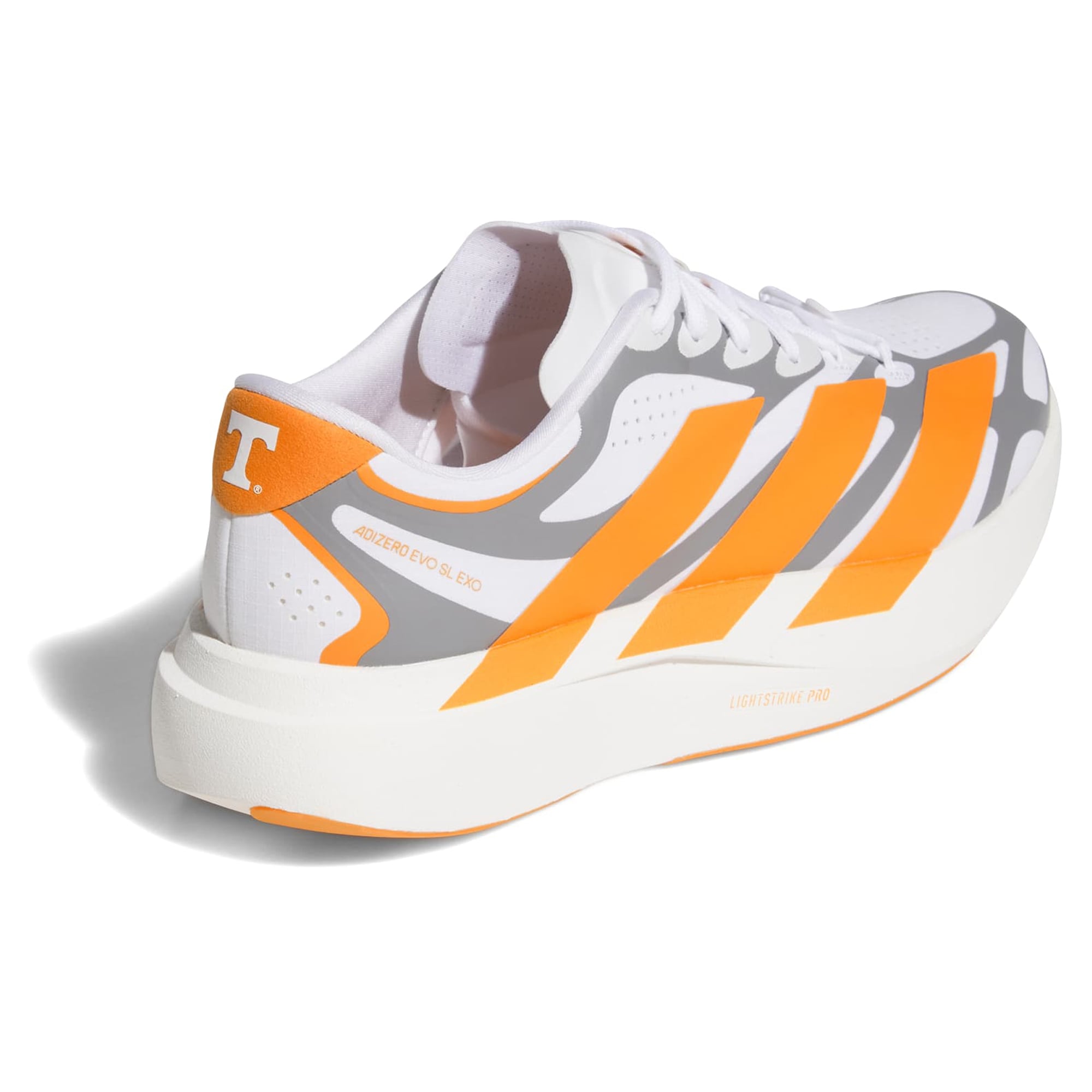 Unisex adidas White Tennessee Volunteers Adizero EVO SL EXO Sneakers