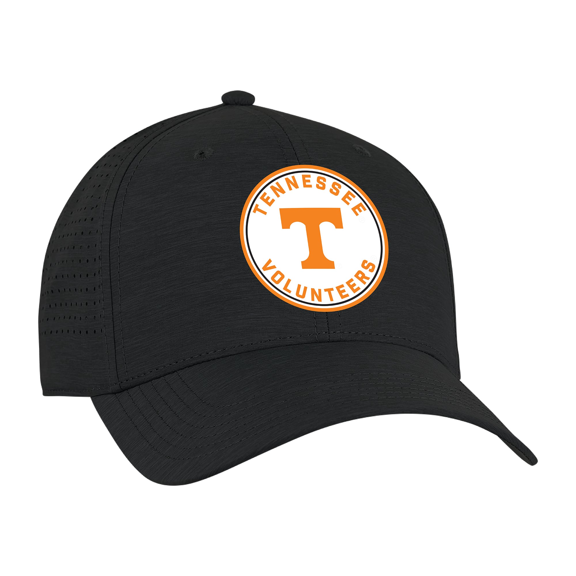 Casquette unisexe Ahead Black Tennessee Volunteers Brezo ajustable
