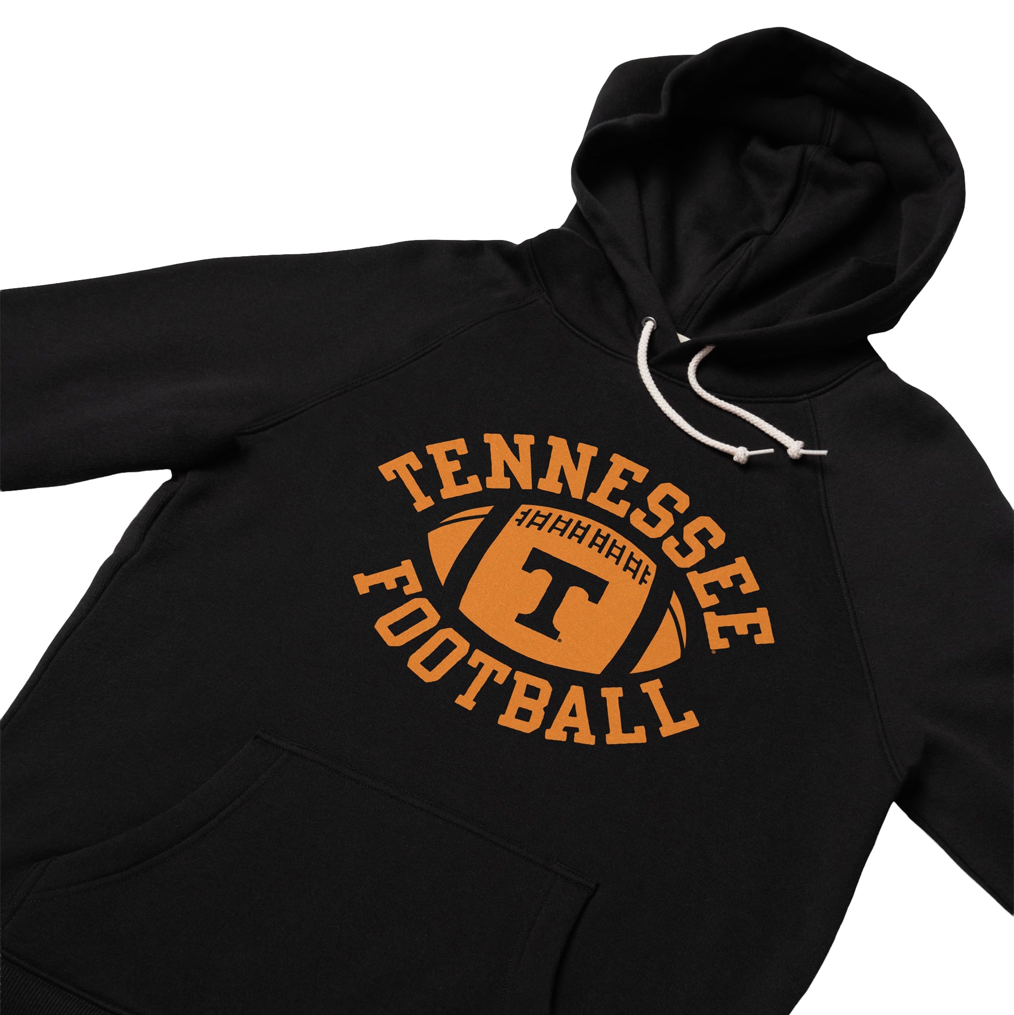 Sweat à capuche unisexe Hommage Black Tennessee Volunteers en cuir de porc mélangé