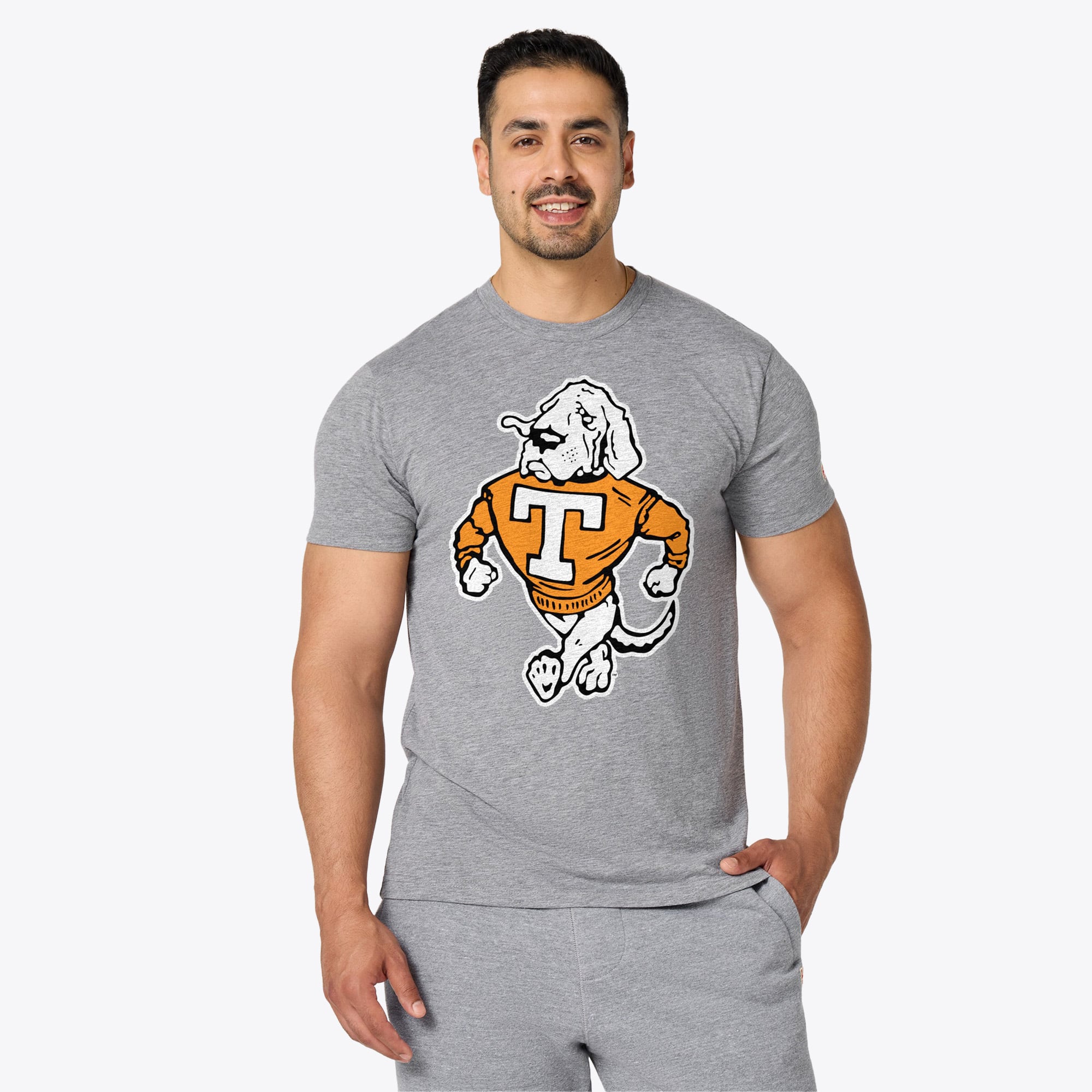 T-shirt unisexe Hommage Gray Tennessee Volunteers Vintage Smokey Tri-Blend