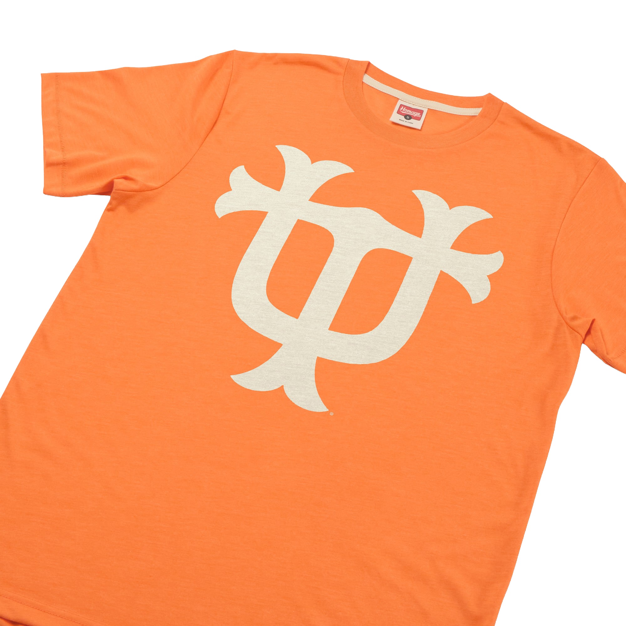 T-shirt unisexe Hommage Tennessee Orange Volunteers Block UT Tri-Blend