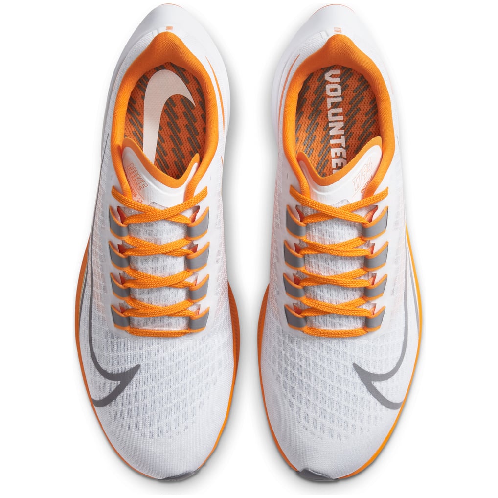 Nike Air Zoom Pegasus 37 Tennessee Running Shoes Men\'s 7 White Orange Athletic Unisex Nike White Tennessee Volunteers Pegasus 37 Running Shoes main image 4