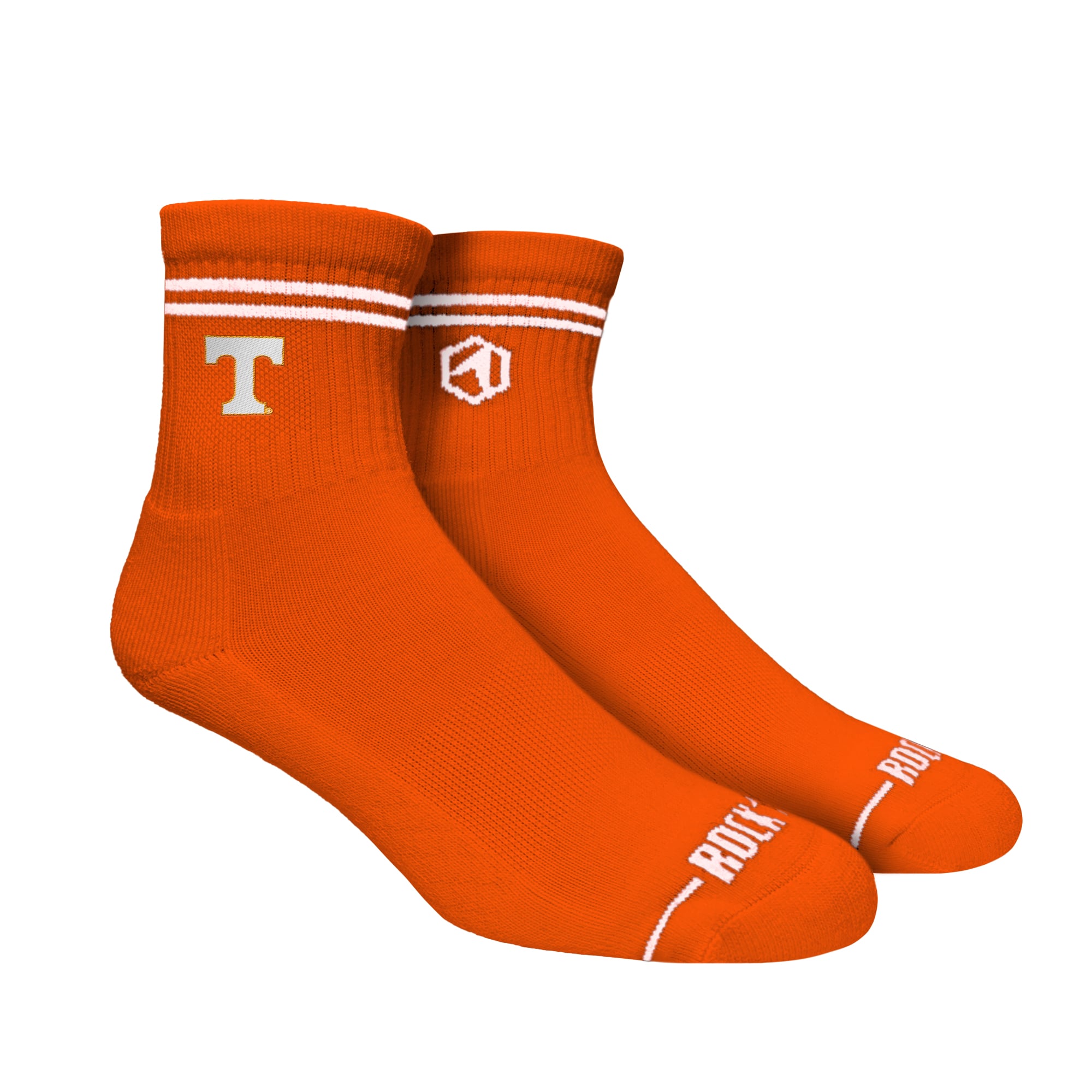 Chaussettes unisexes Rock Em Socks Tennessee Volunteers à rayures décontractées mi-longues