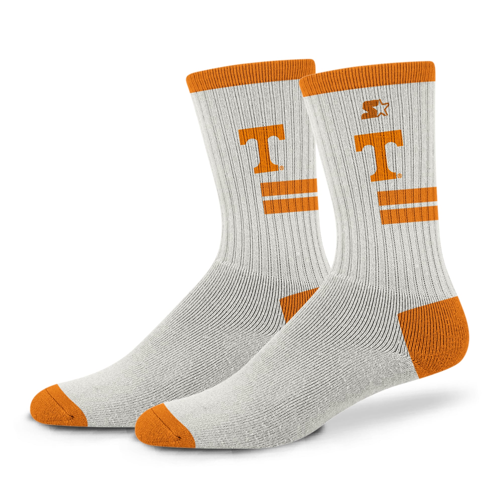 Chaussettes unisexe Starter Cream Tennessee Volunteers Premiere rembourrées mi-mollet