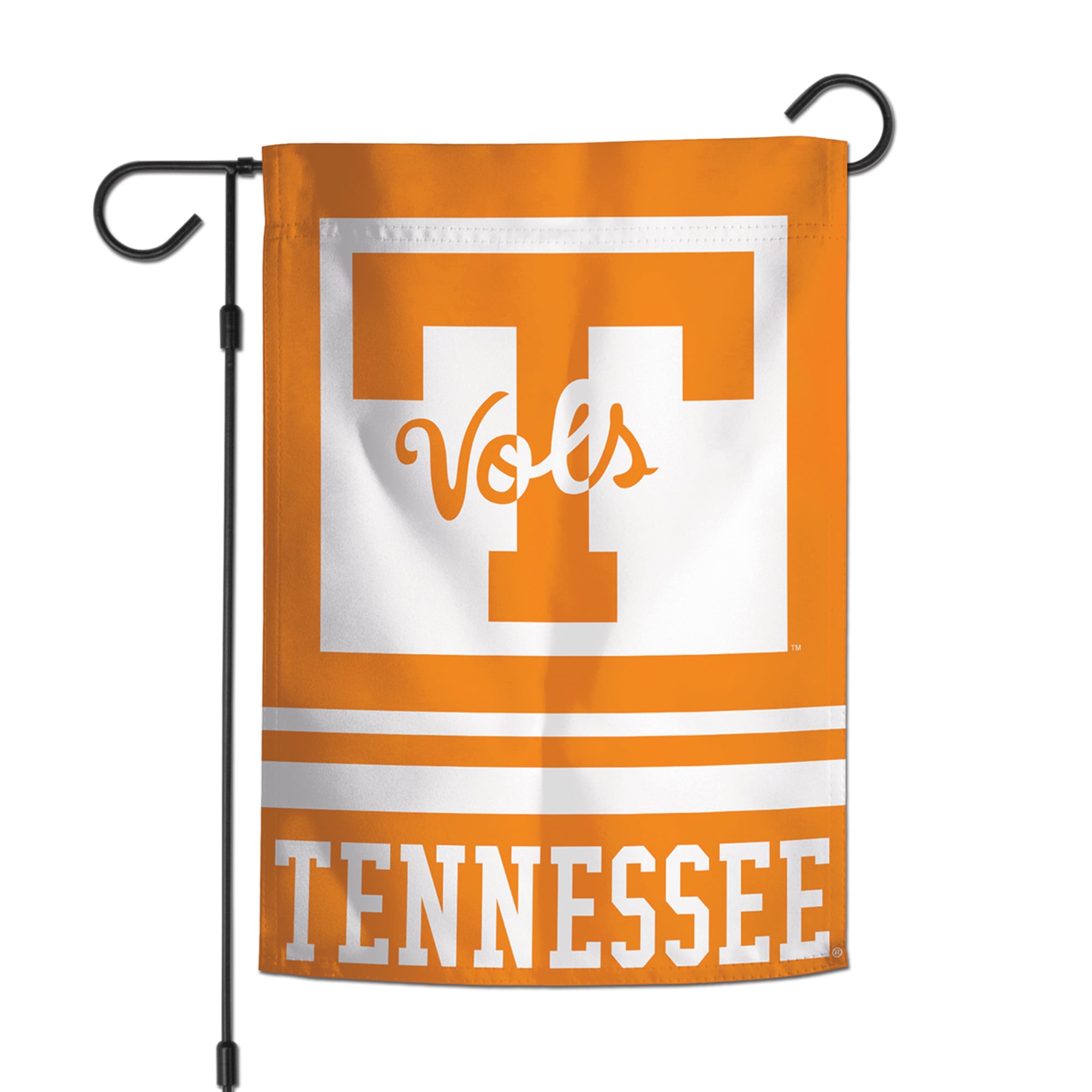 Drapeau de jardin double face WinCraft Tennessee Volunteers 12'' x 18'' College Vault